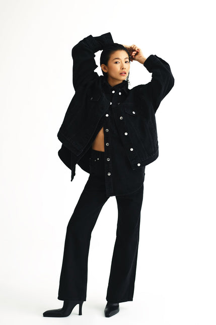 Organic Relaxed Leg Jean Vintage Black 