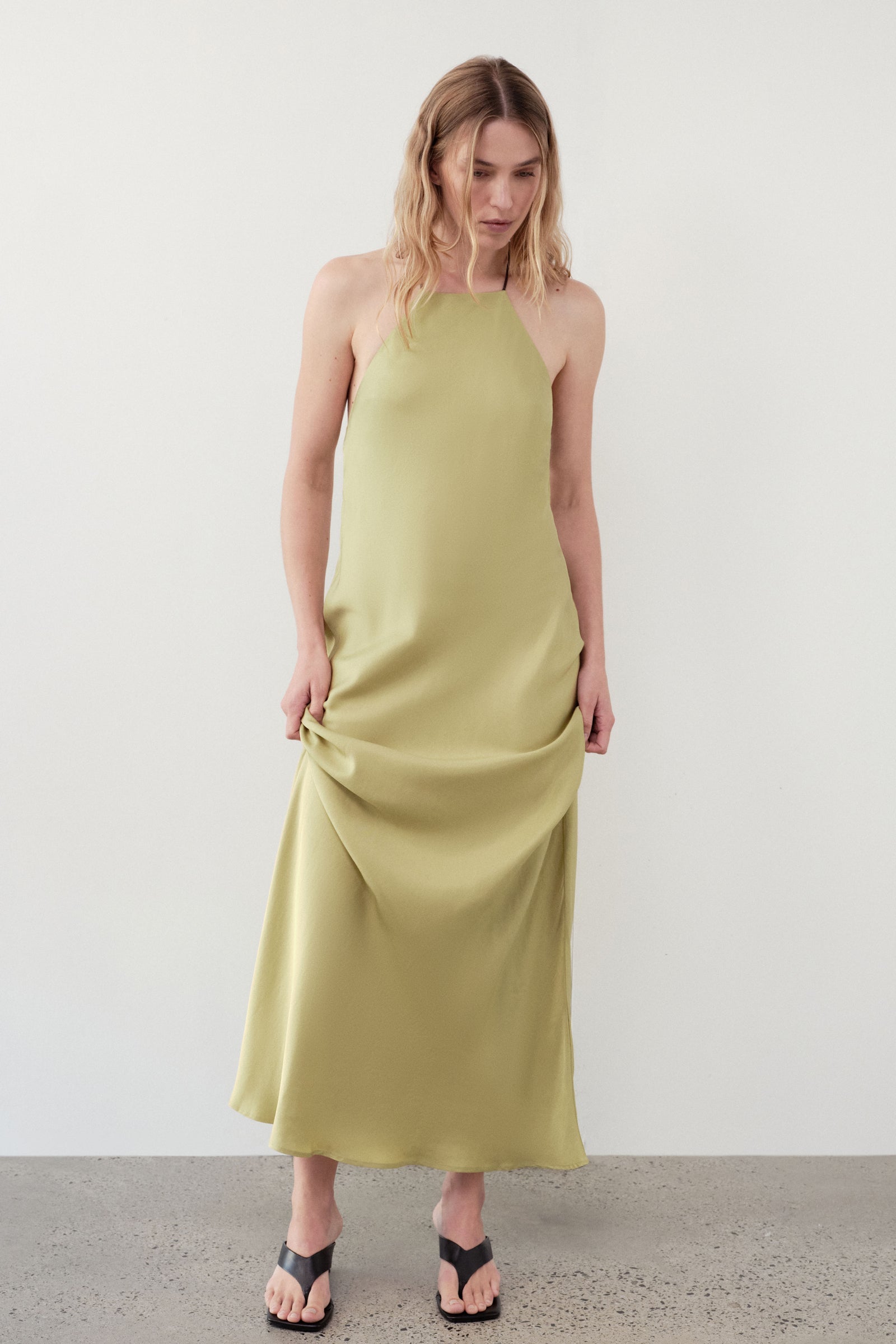 Tilly Tencel Maxi Dress Wasabi 