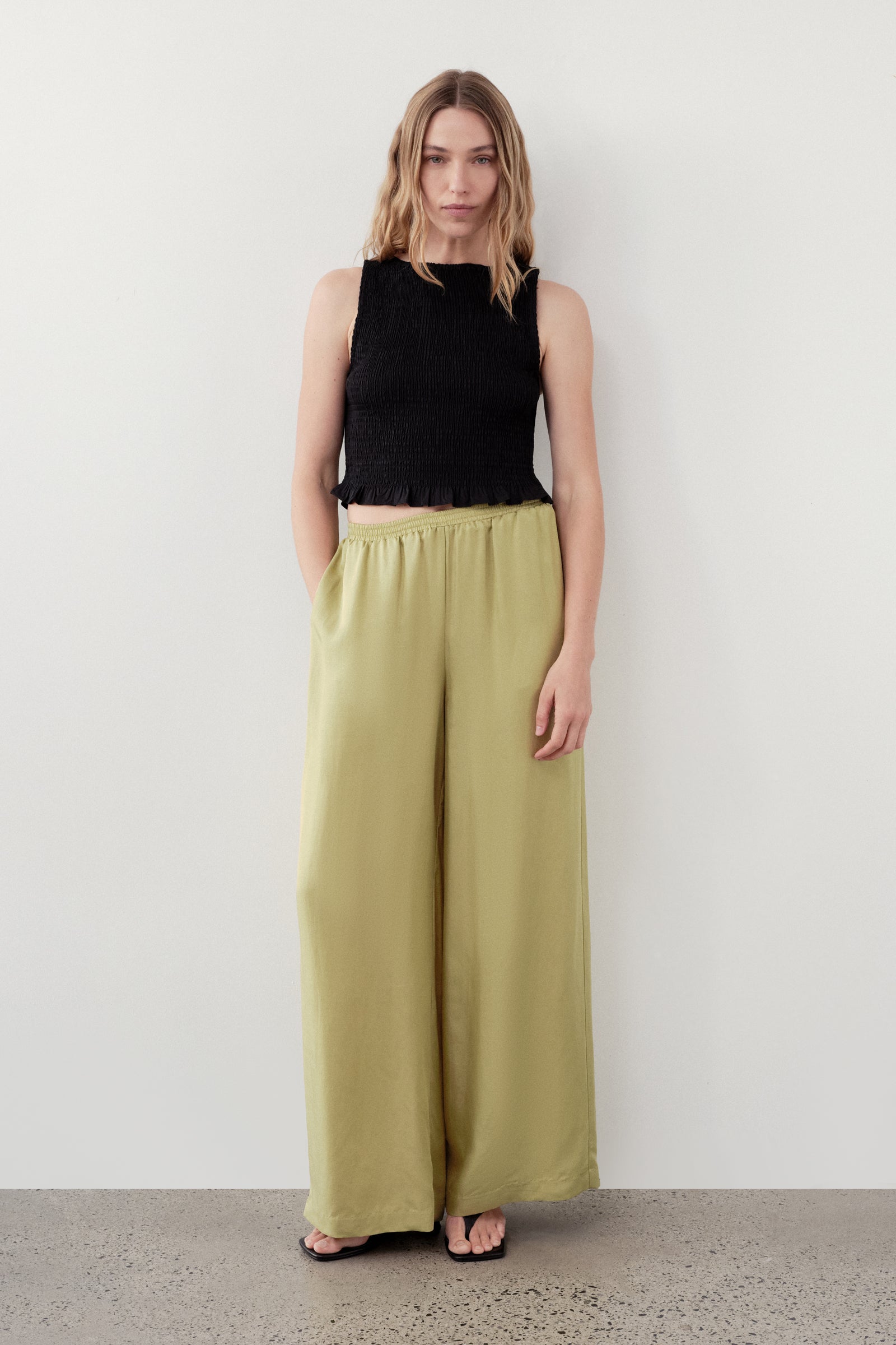 Tilly Tencel Pant Wasabi 