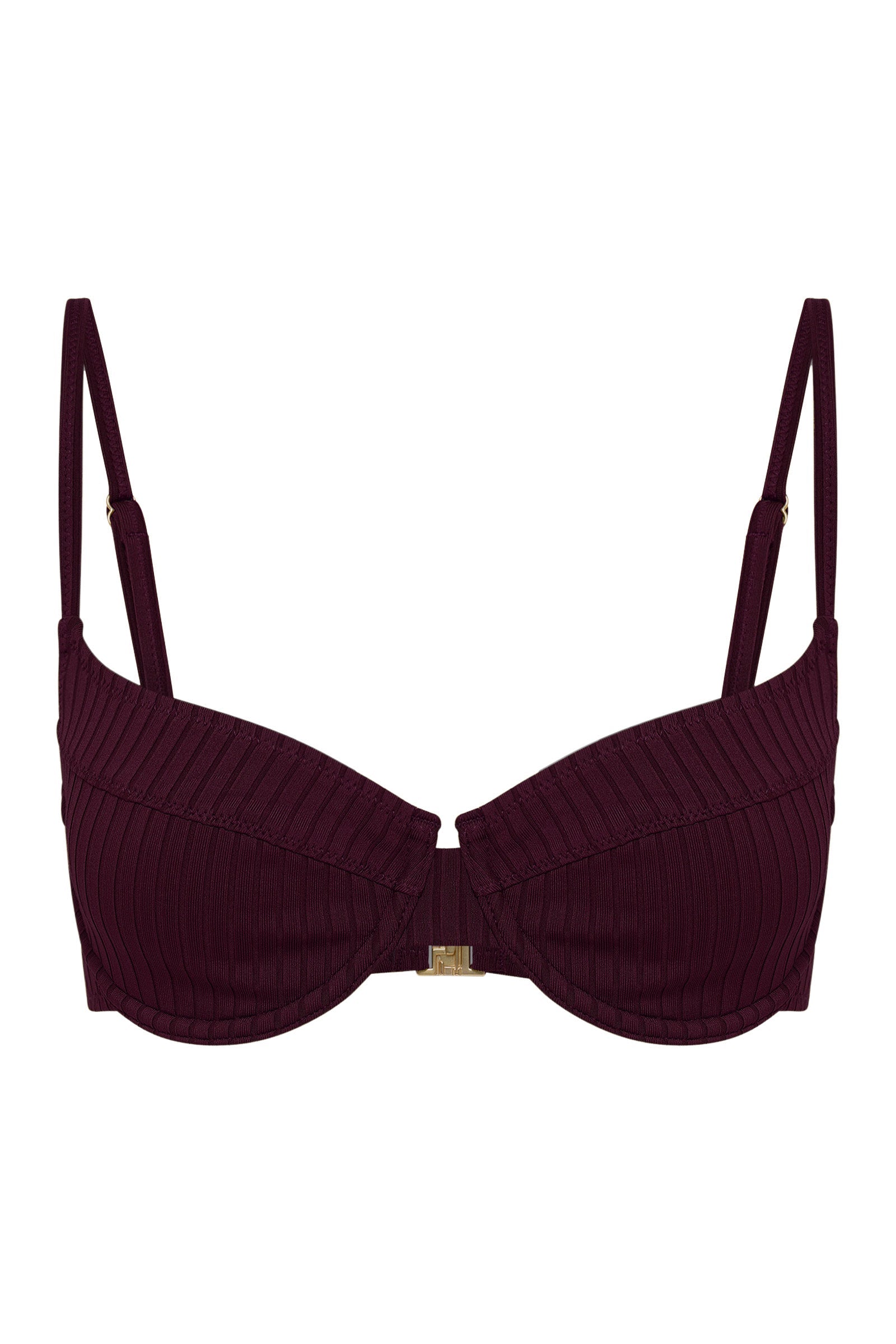 Rib Bralette Olivewood 