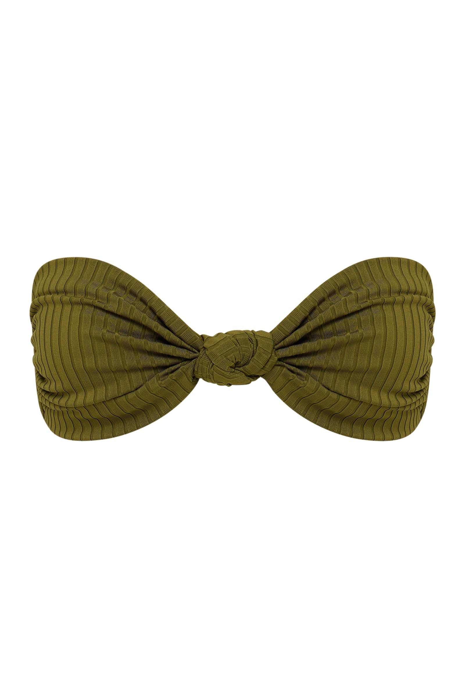 Rib Knot Front Deep Olive 