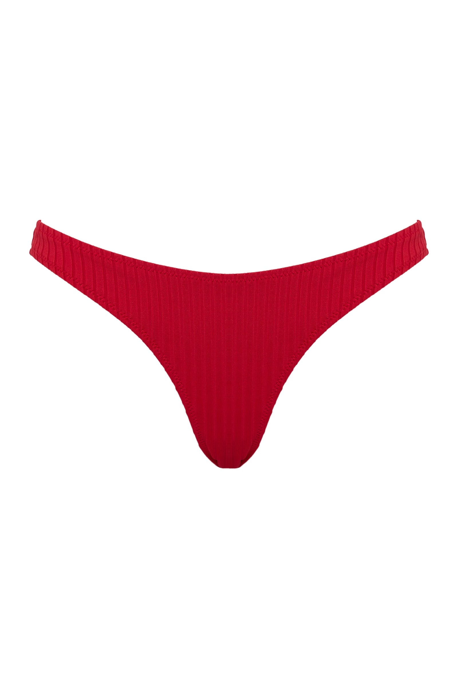 Rib Cheeky Brief Vermillion 