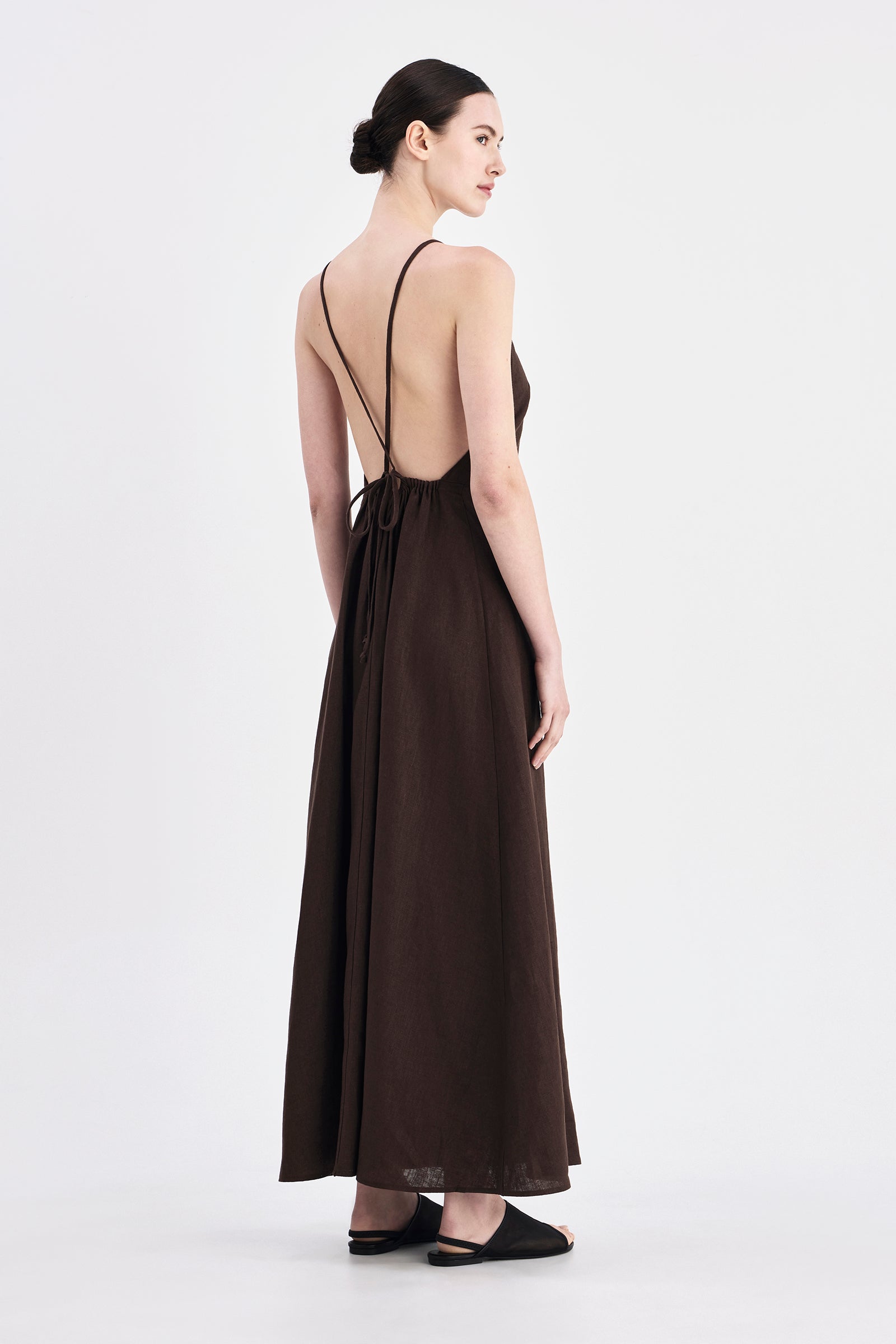 Shop Ziba Linen Maxi Dress | Nude Lucy Shop Ziba Linen Maxi Dress | Nude Lucy
