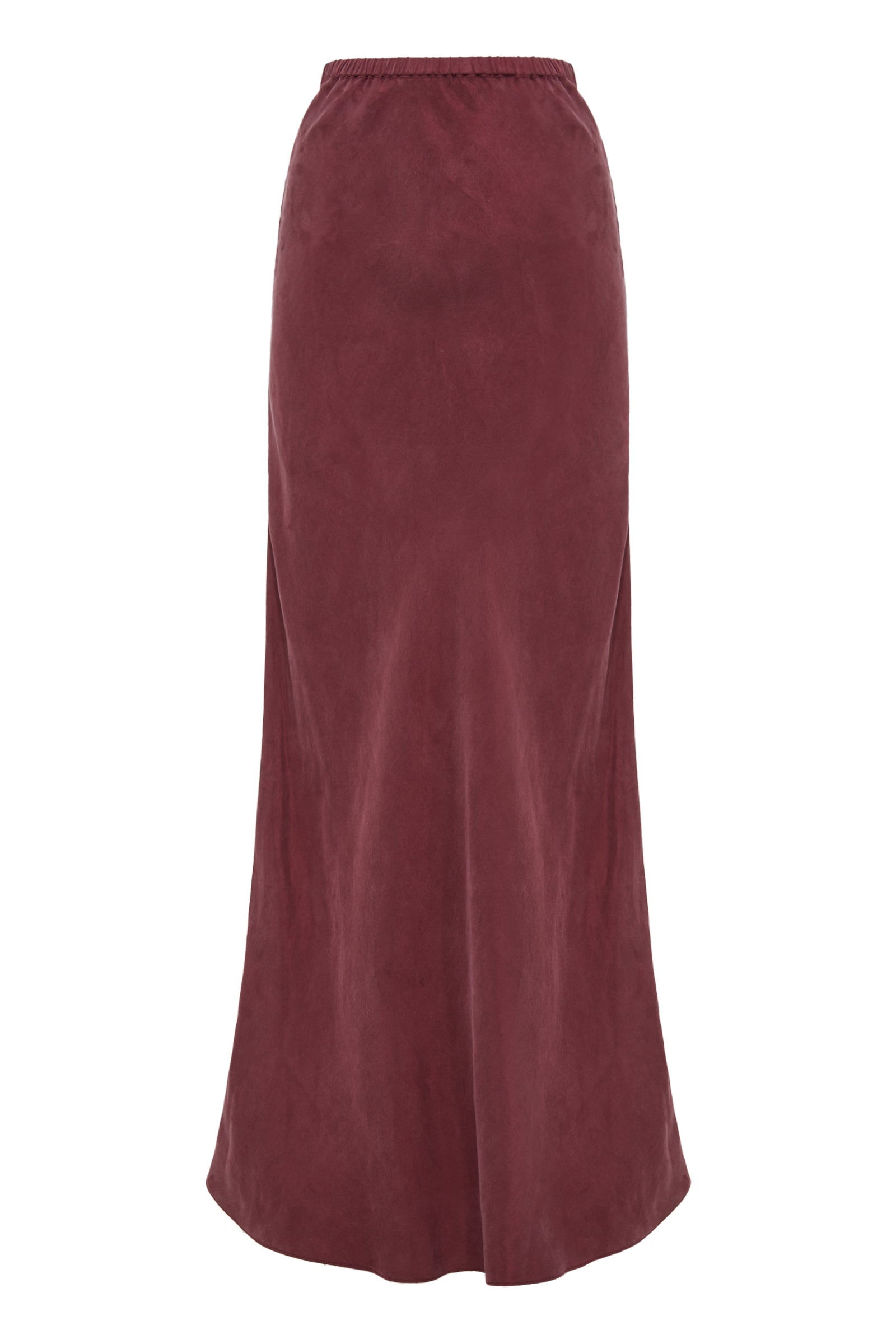 Devin Tencel Maxi Skirt Plum 