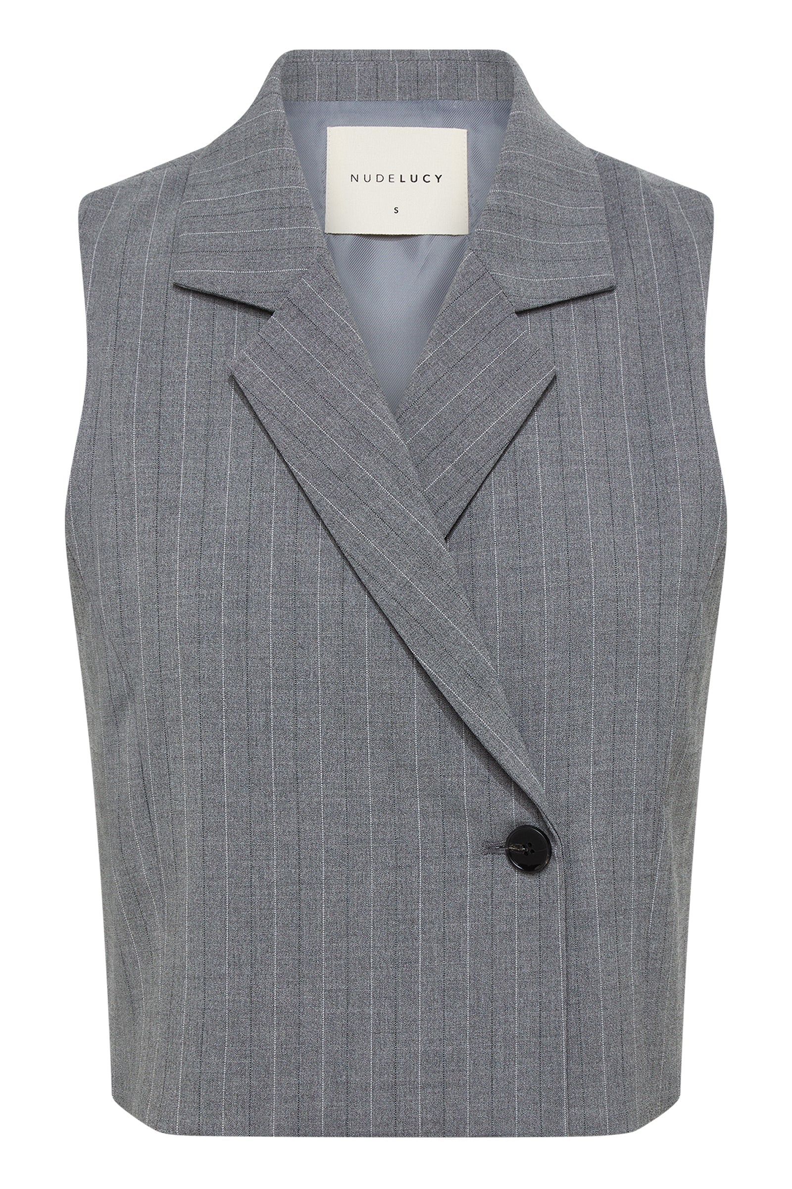 Cilia Vest Steel Stripe 