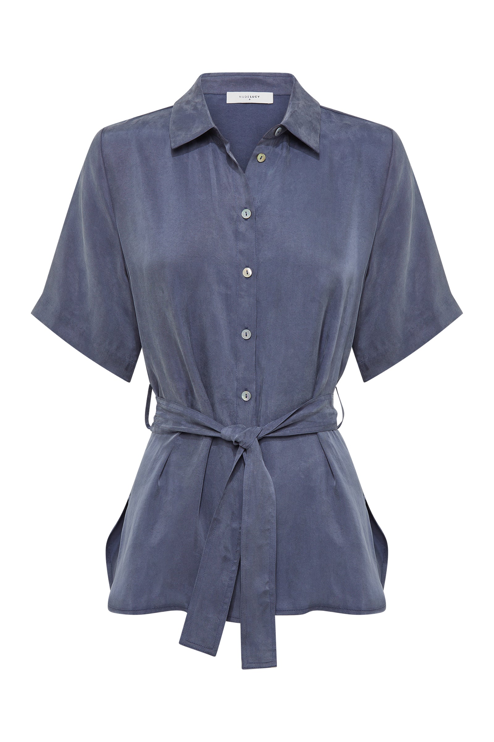 Devin Tencel Shirt Indigo 