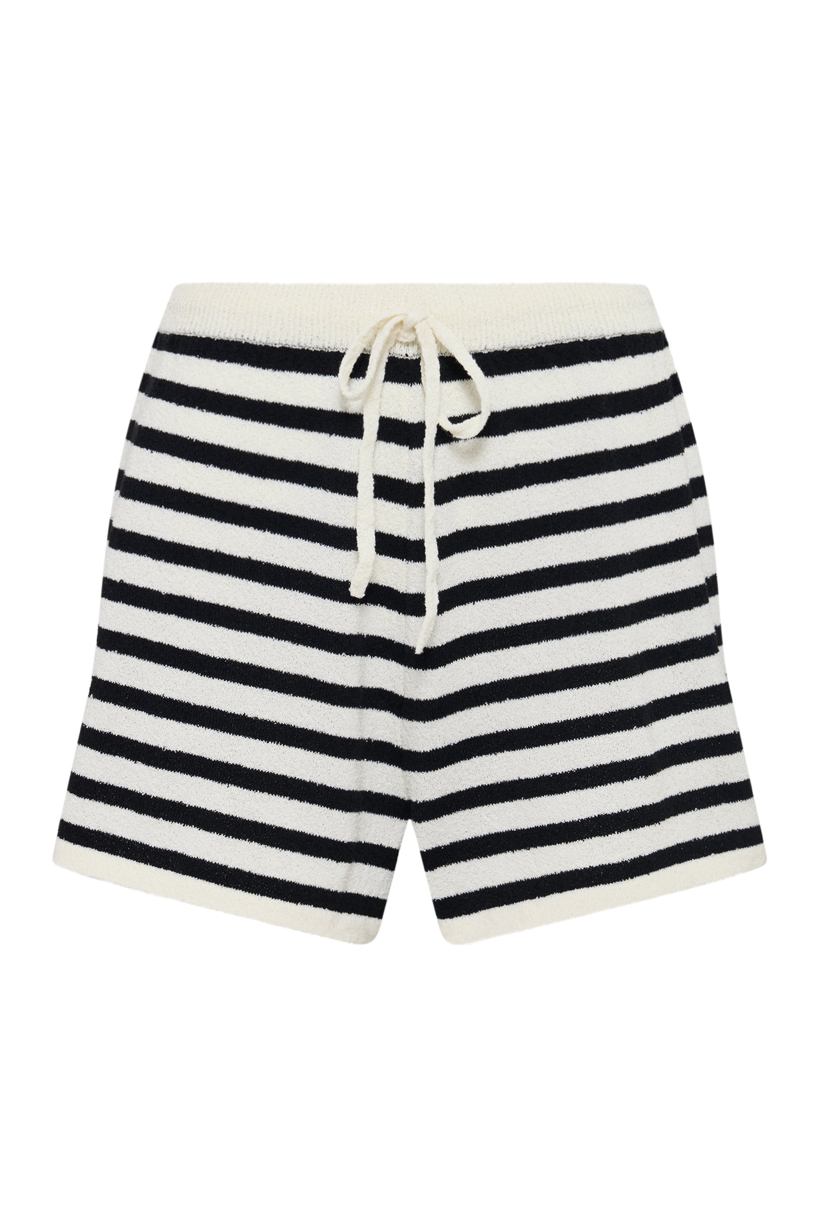 Marika Knit Short Black Stripe 