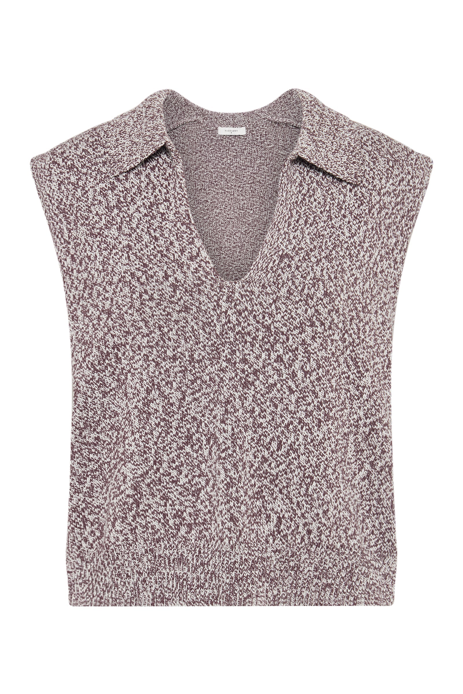 Mio Knit Vest Chocolate Marle 