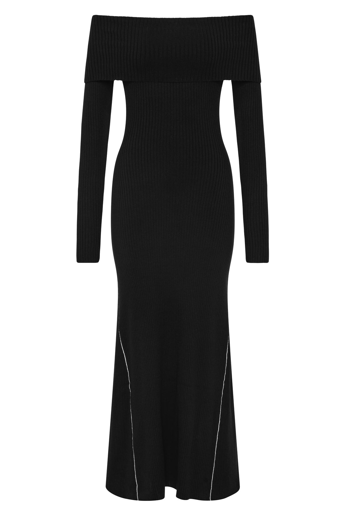 Kirby Knit Maxi Dress Black 
