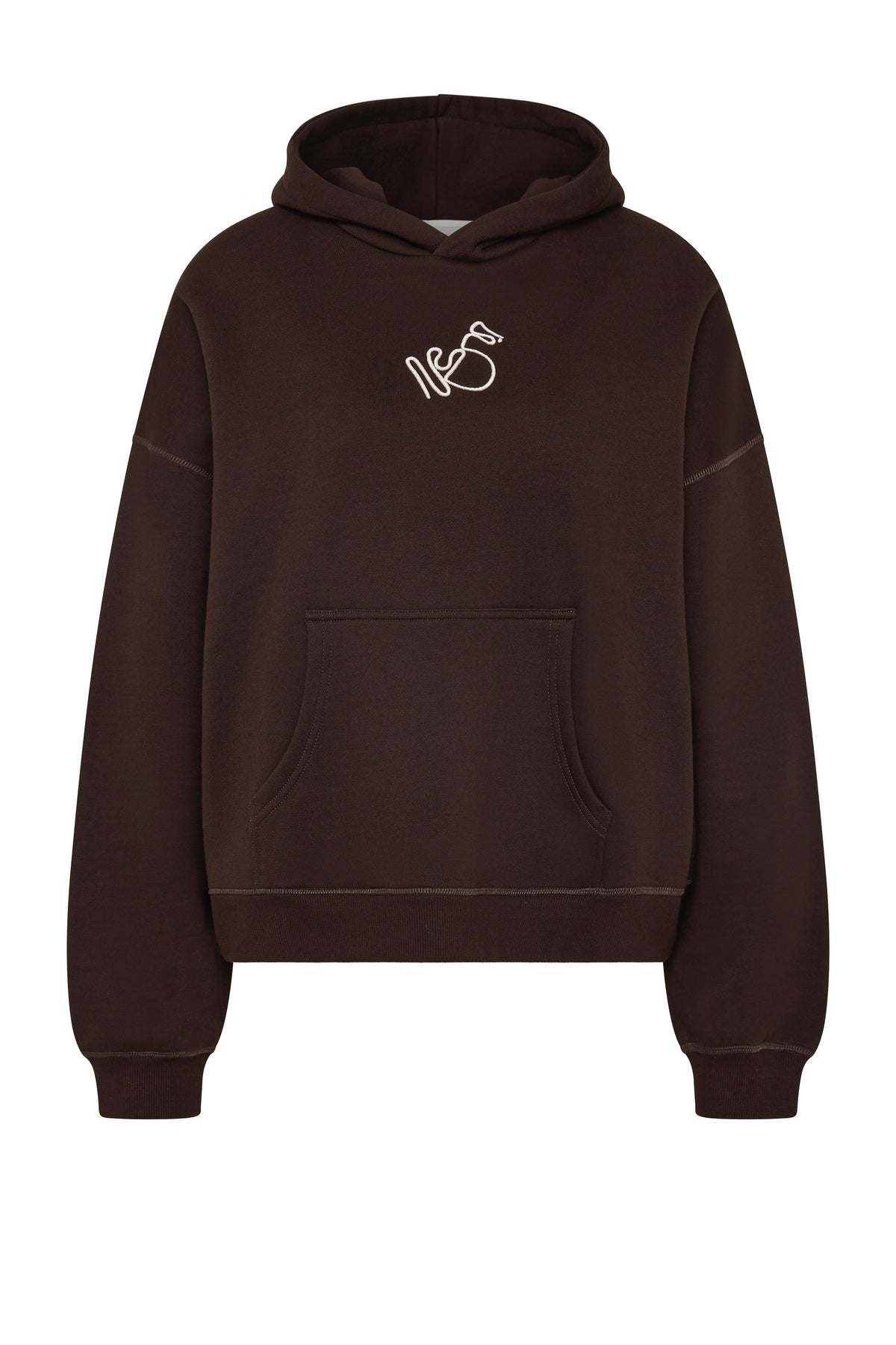 Nude Signature Hoodie Espresso 