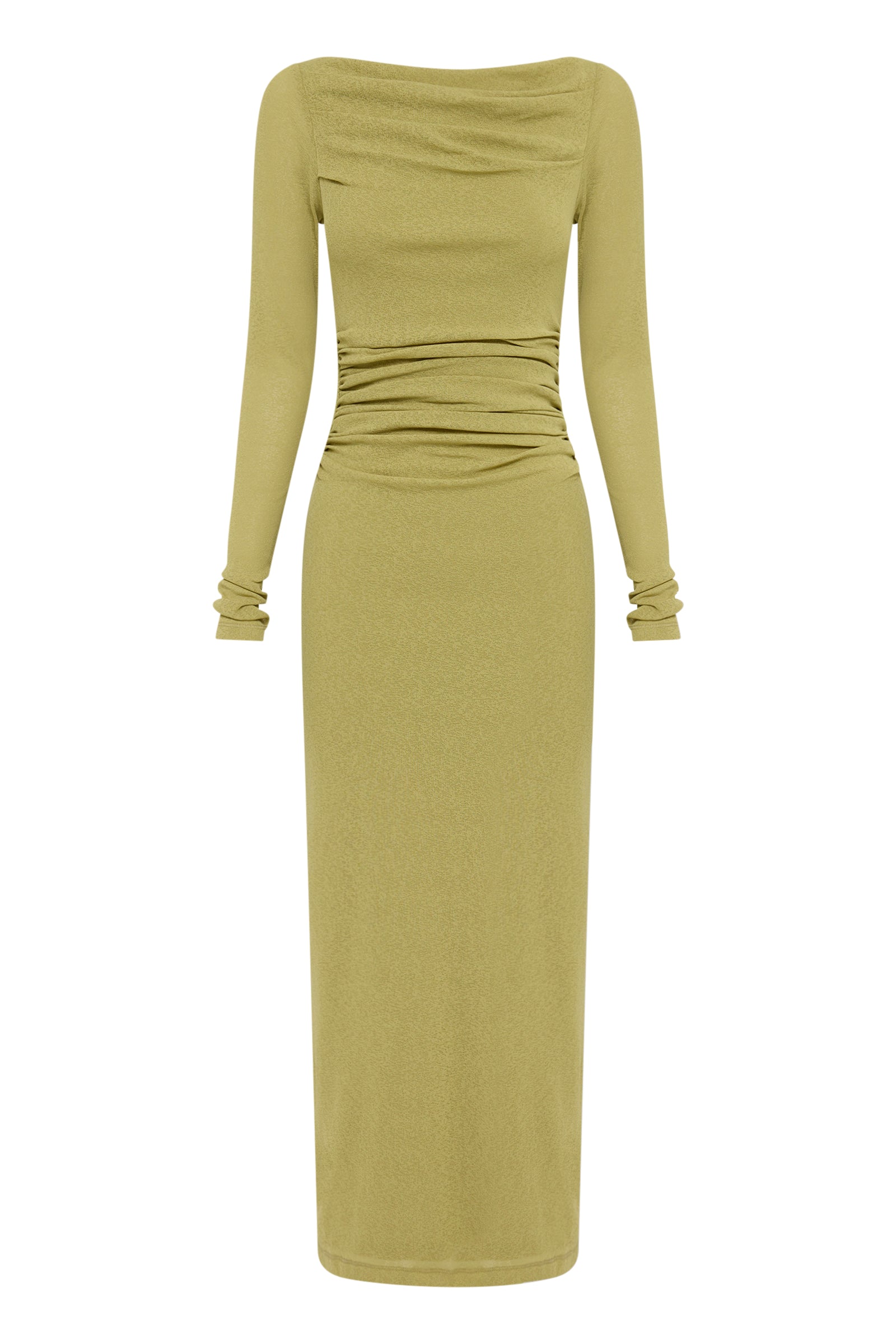 Zelda Mesh Maxi Dress Wasabi 