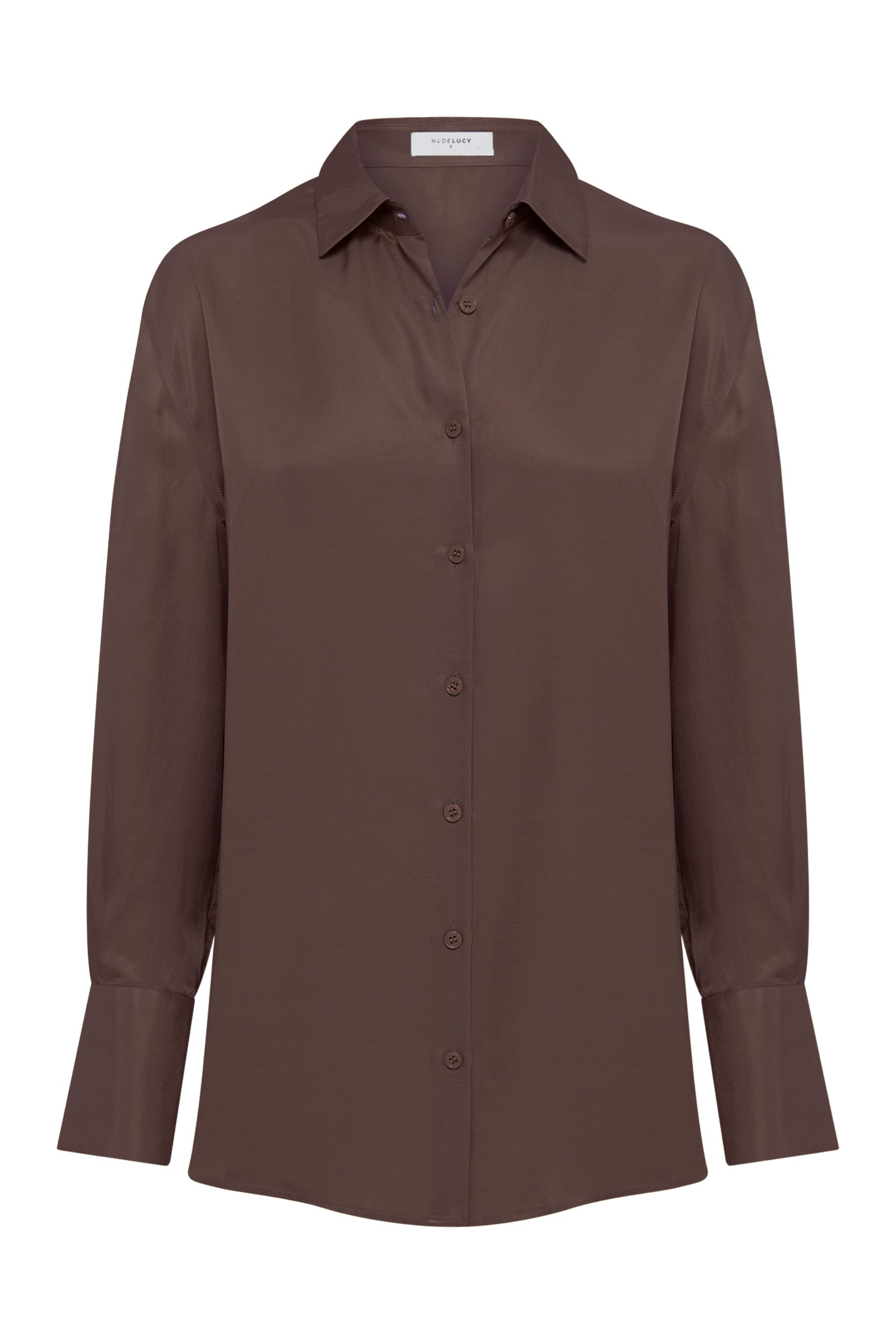 Tilly Tencel Shirt Chocolate 