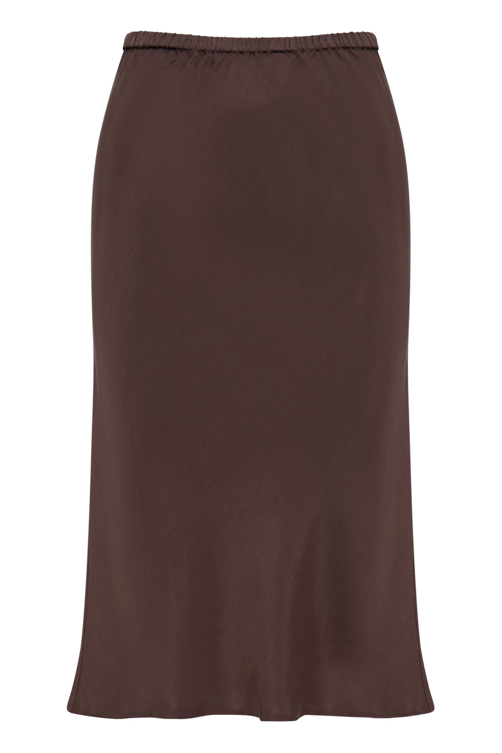 Tilly Tencel Skirt Chocolate 