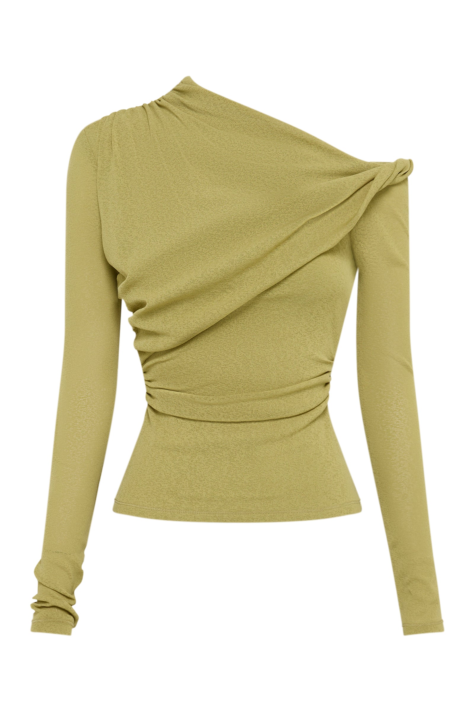 Piper Mesh Ls Top Wasabi 