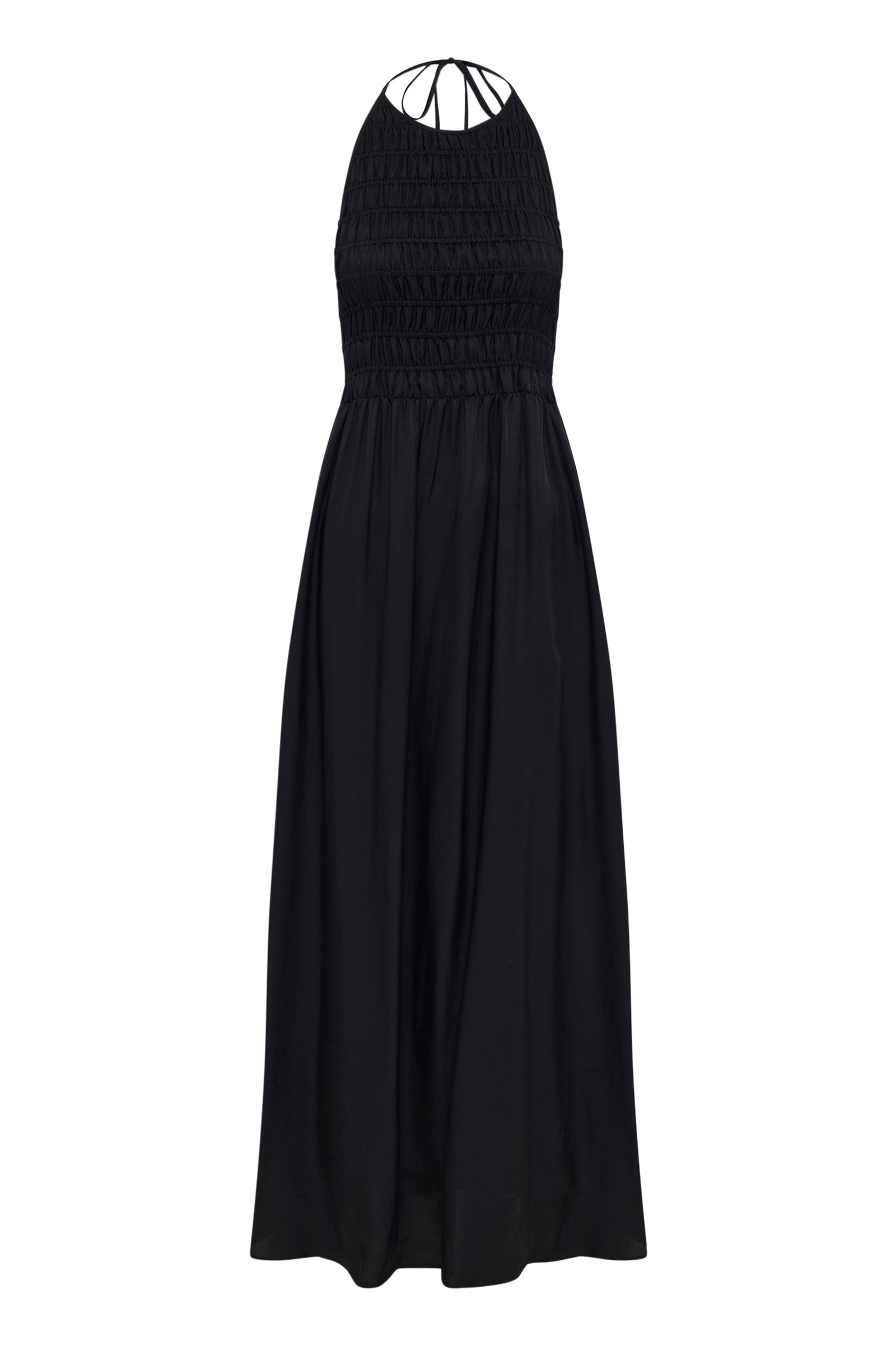 Mira Tencel Maxi Dress Black 