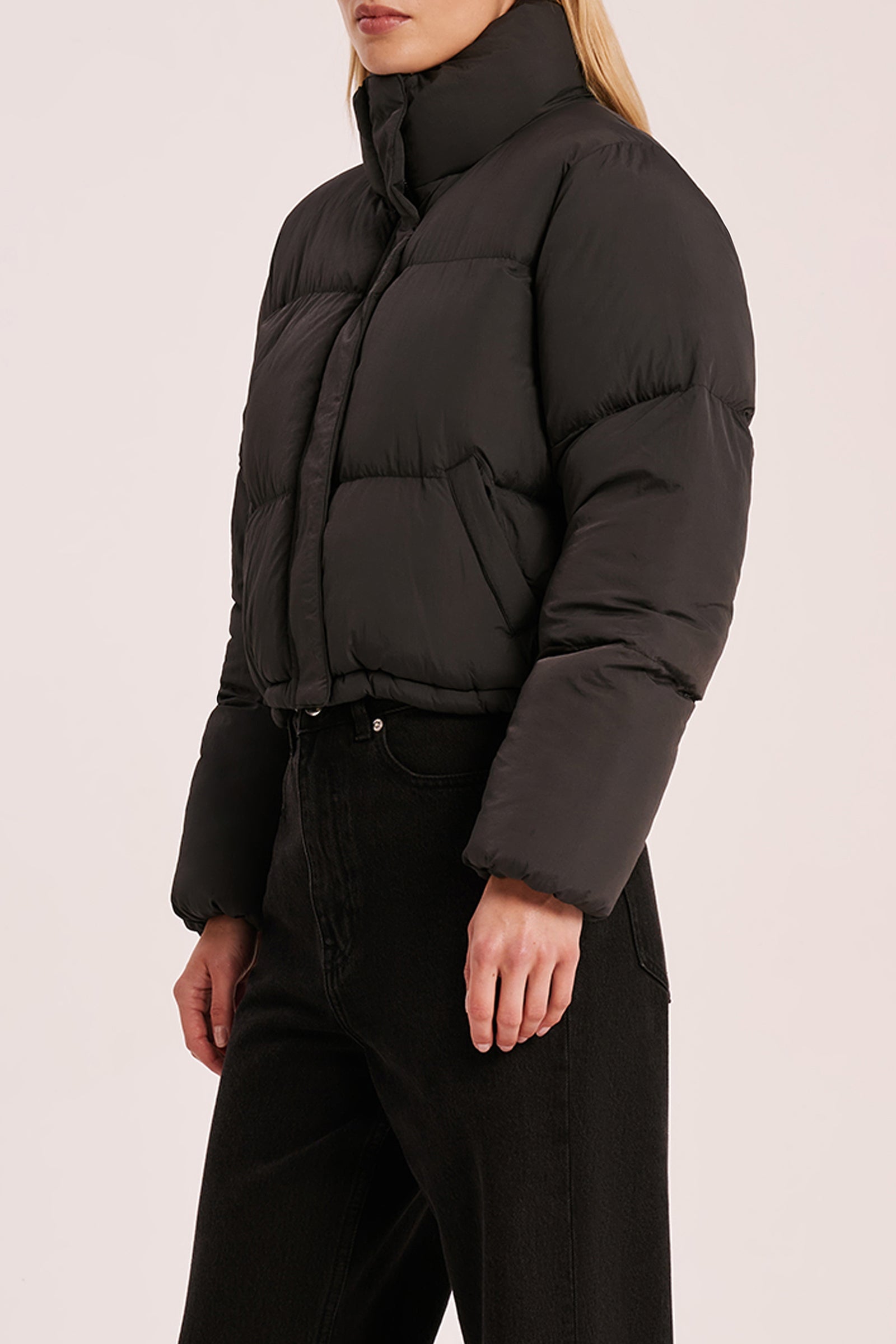 Topher Puffer Jacket Coal 
