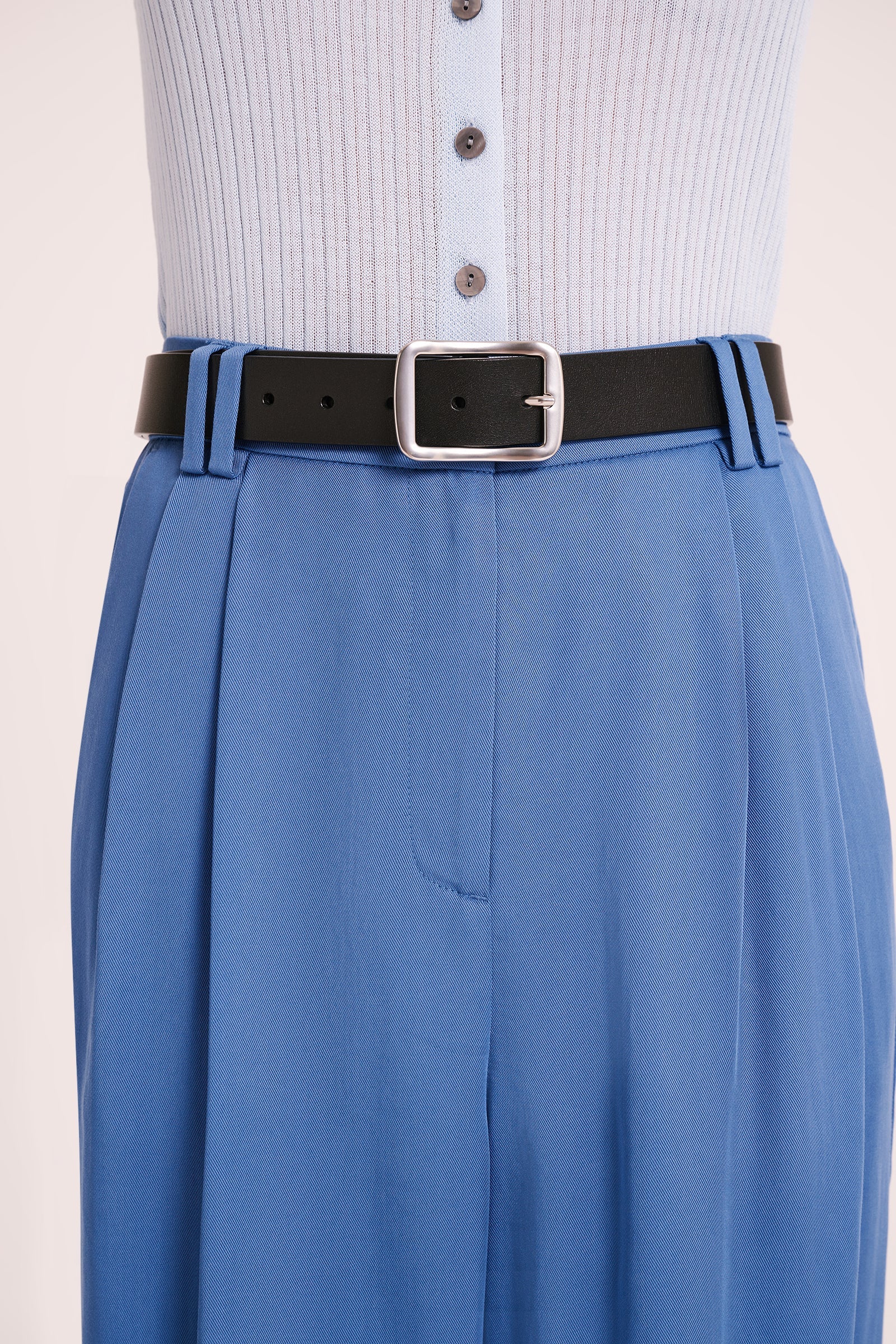 Classic Leather Belt Black 