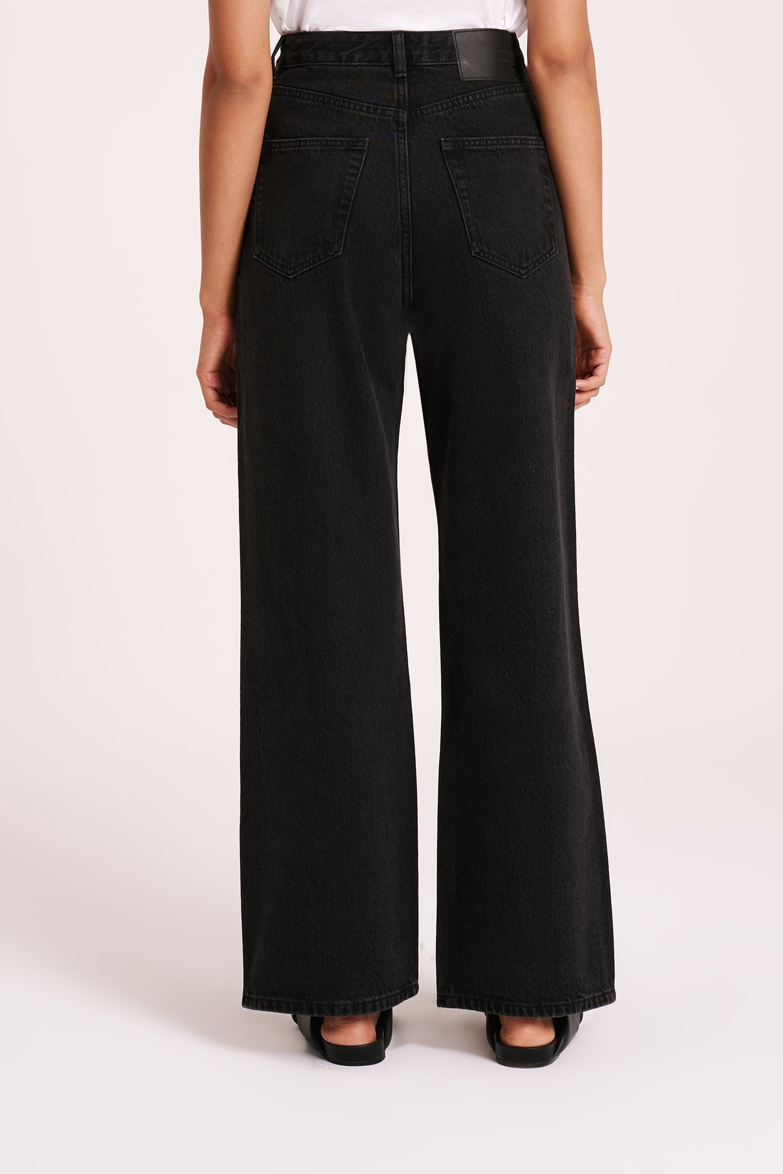 Organic Relaxed Leg Jean Vintage Black 