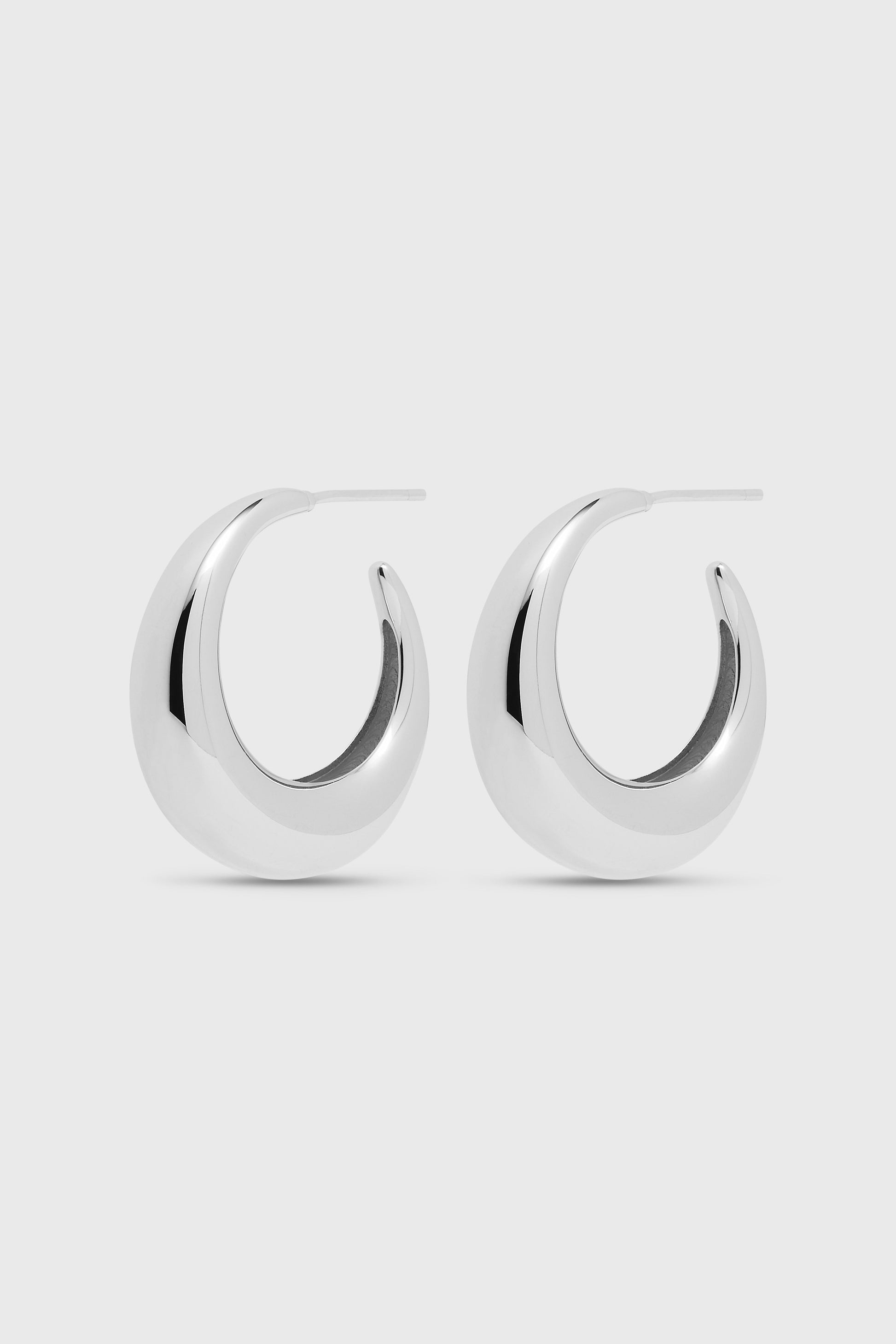 Harlow Hoops Silver 