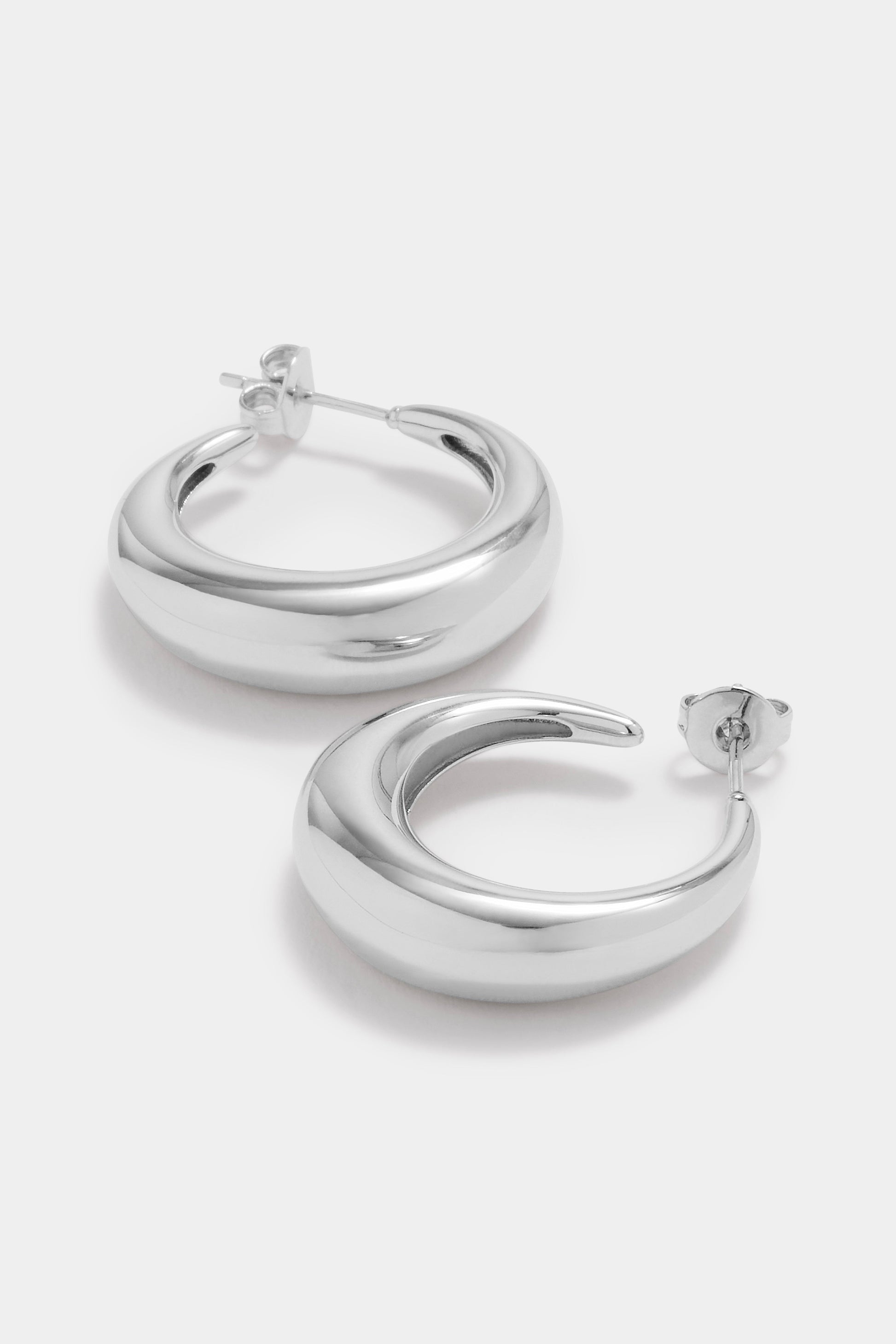 Harlow Hoops Silver 
