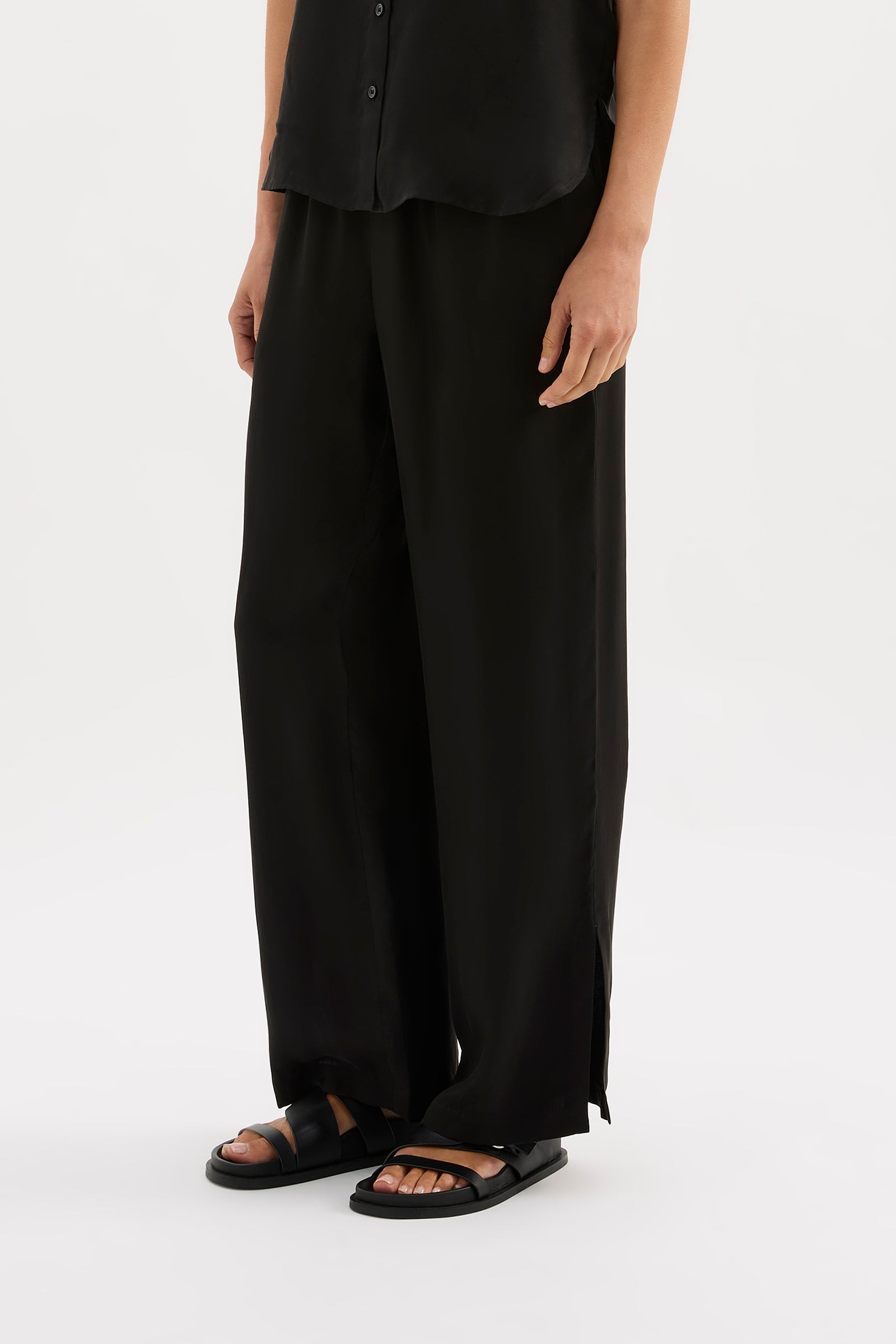 Dara Cupro Pant Black 