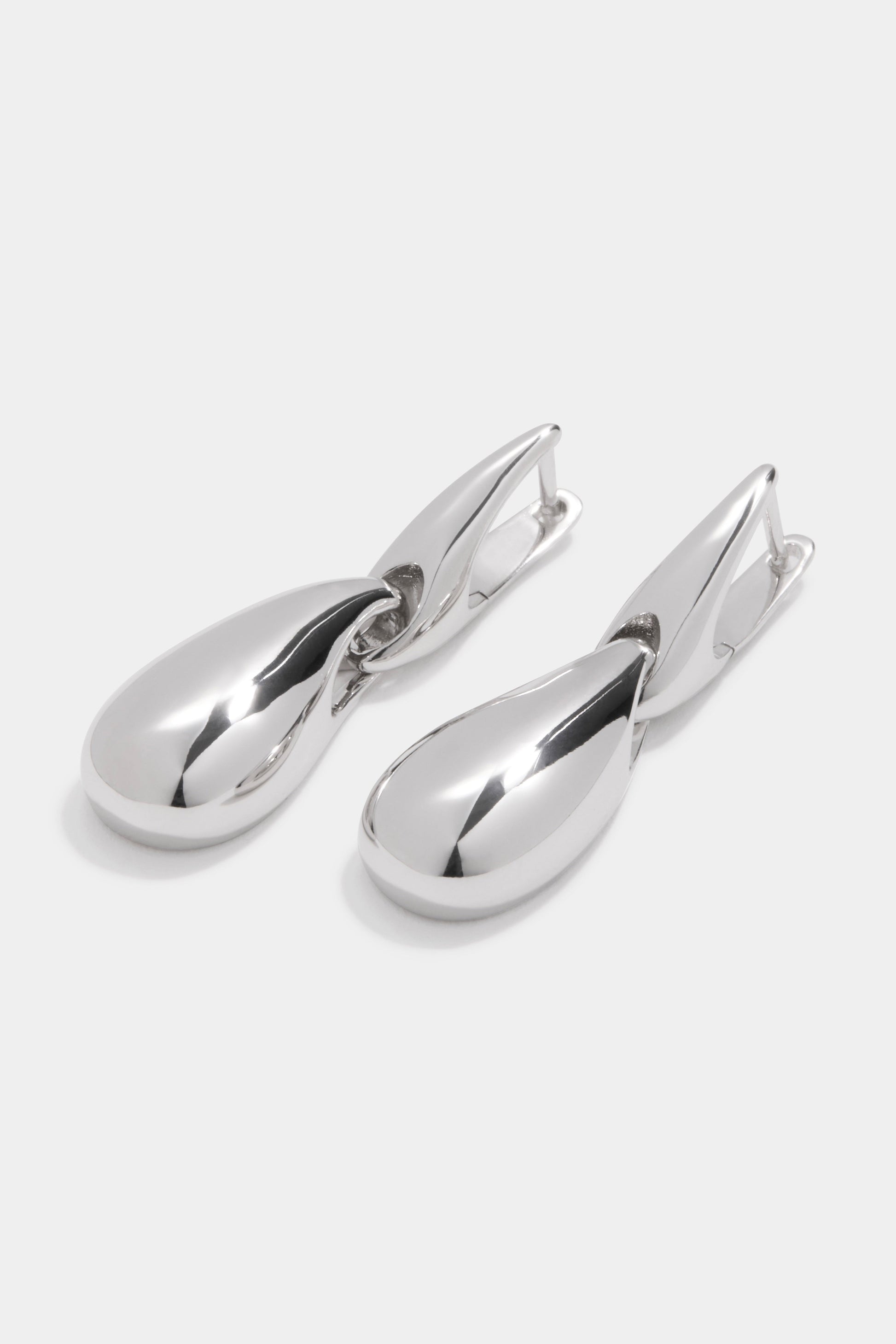 Valentine Drop Earrings Silver 