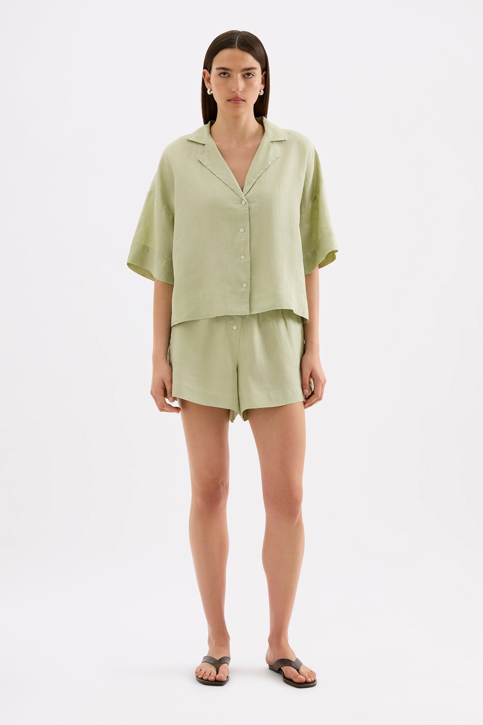 Lounge Linen Short Dew 