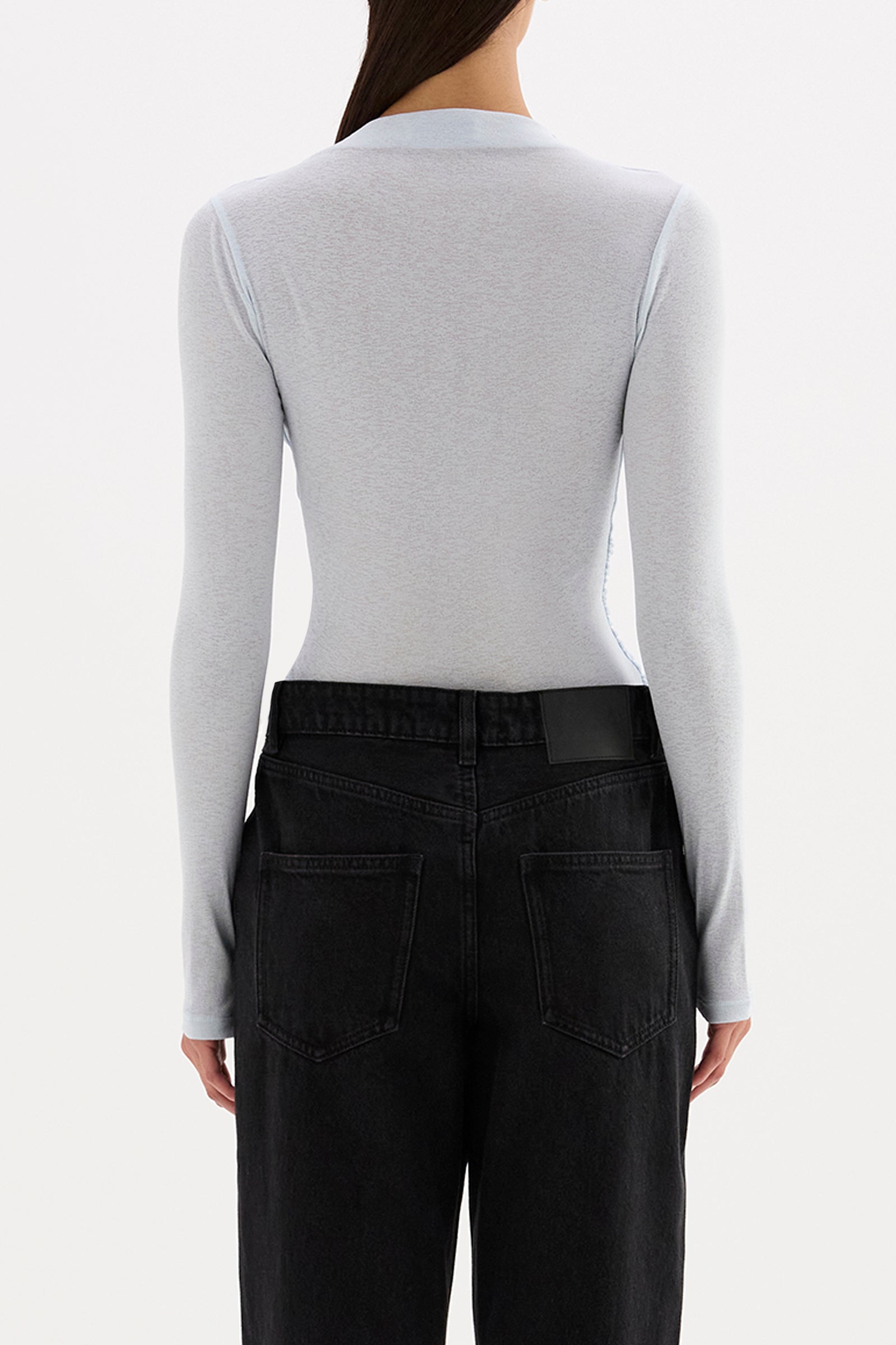 Calista Mesh Ls Top Glacier 