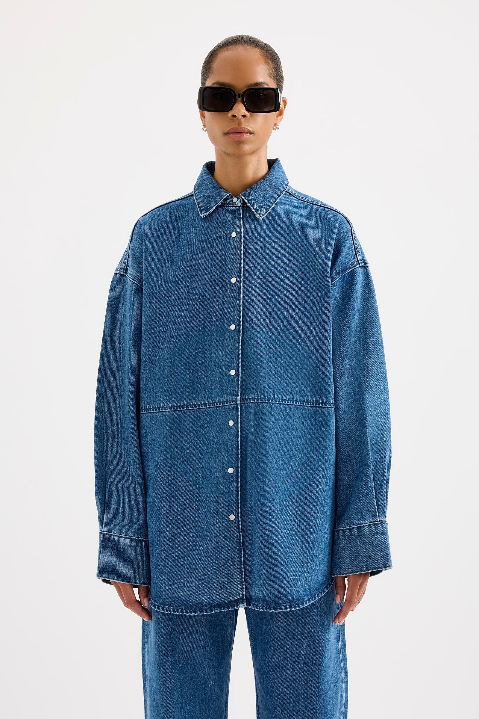 Otis Organic Denim Jacket Fresh Blue 