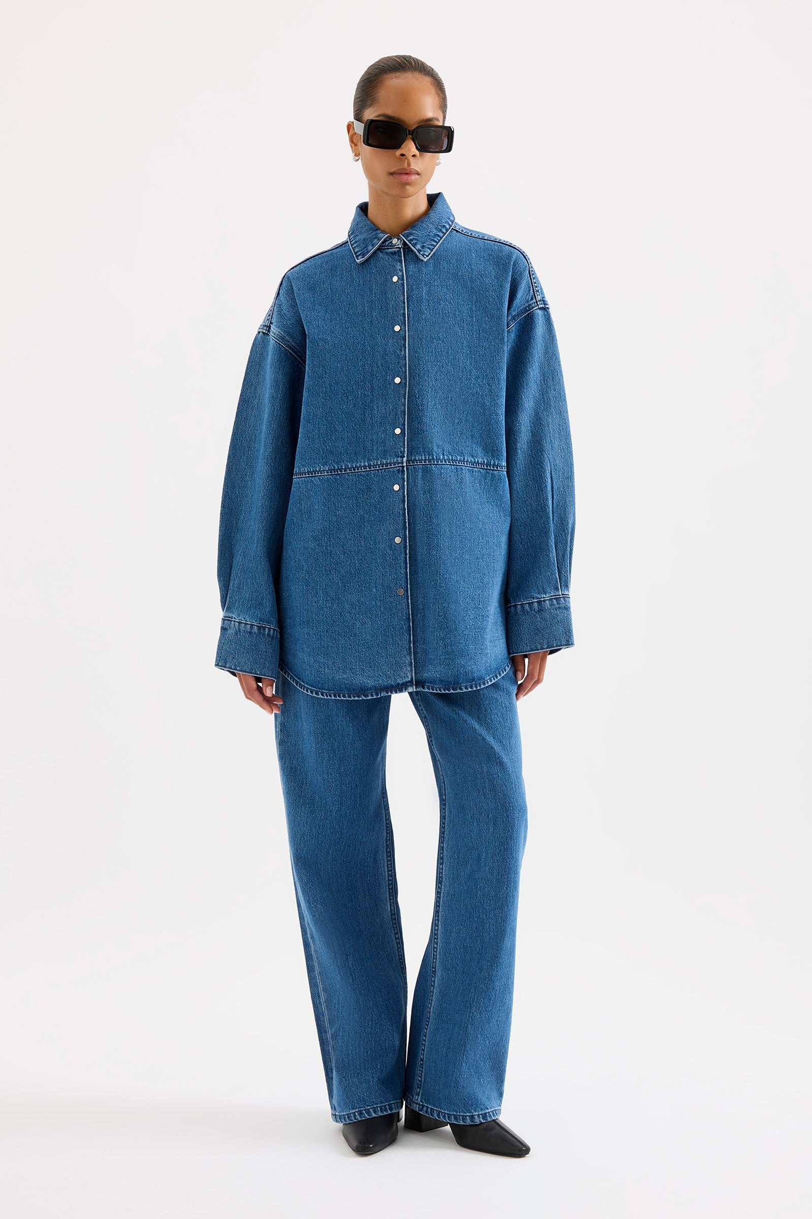 Otis Organic Denim Jacket Fresh Blue 