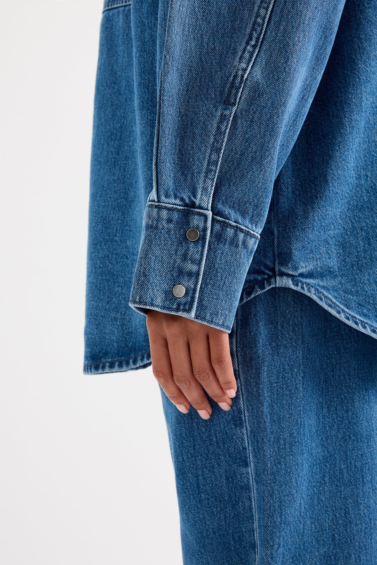 Otis Organic Denim Jacket Fresh Blue 