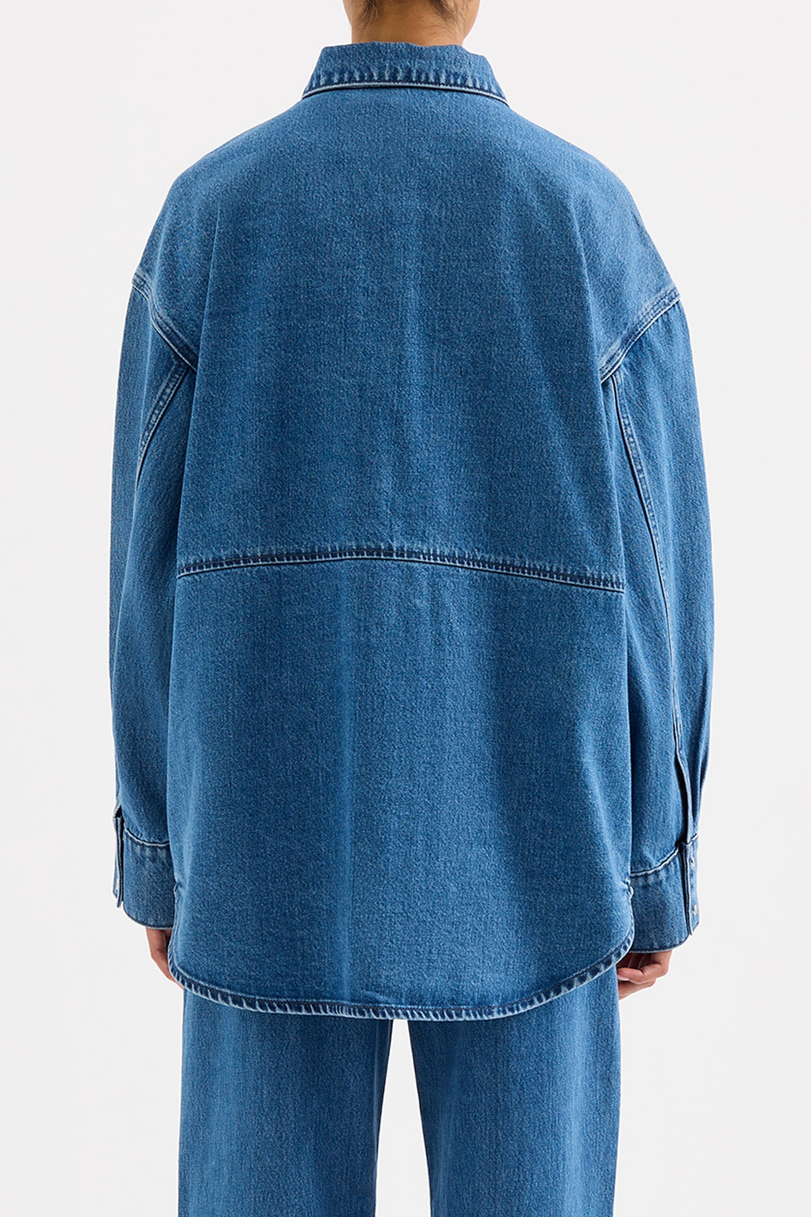 Otis Organic Denim Jacket Fresh Blue 