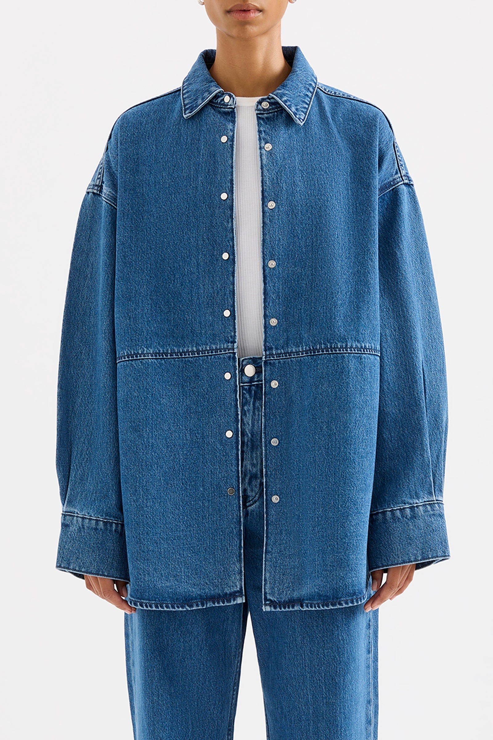 Otis Organic Denim Jacket Fresh Blue 
