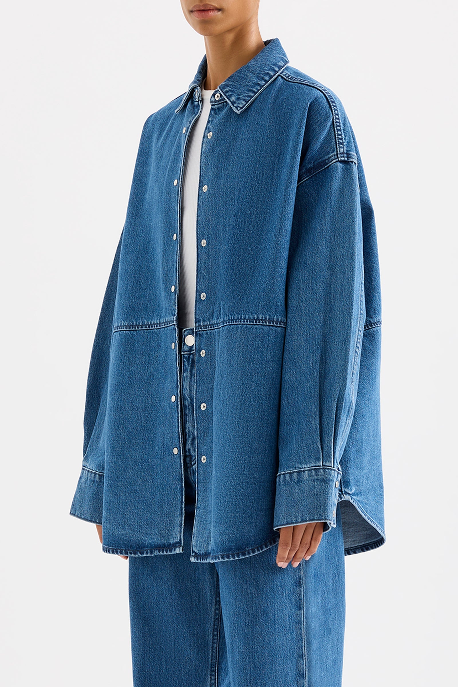Otis Organic Denim Jacket Fresh Blue 