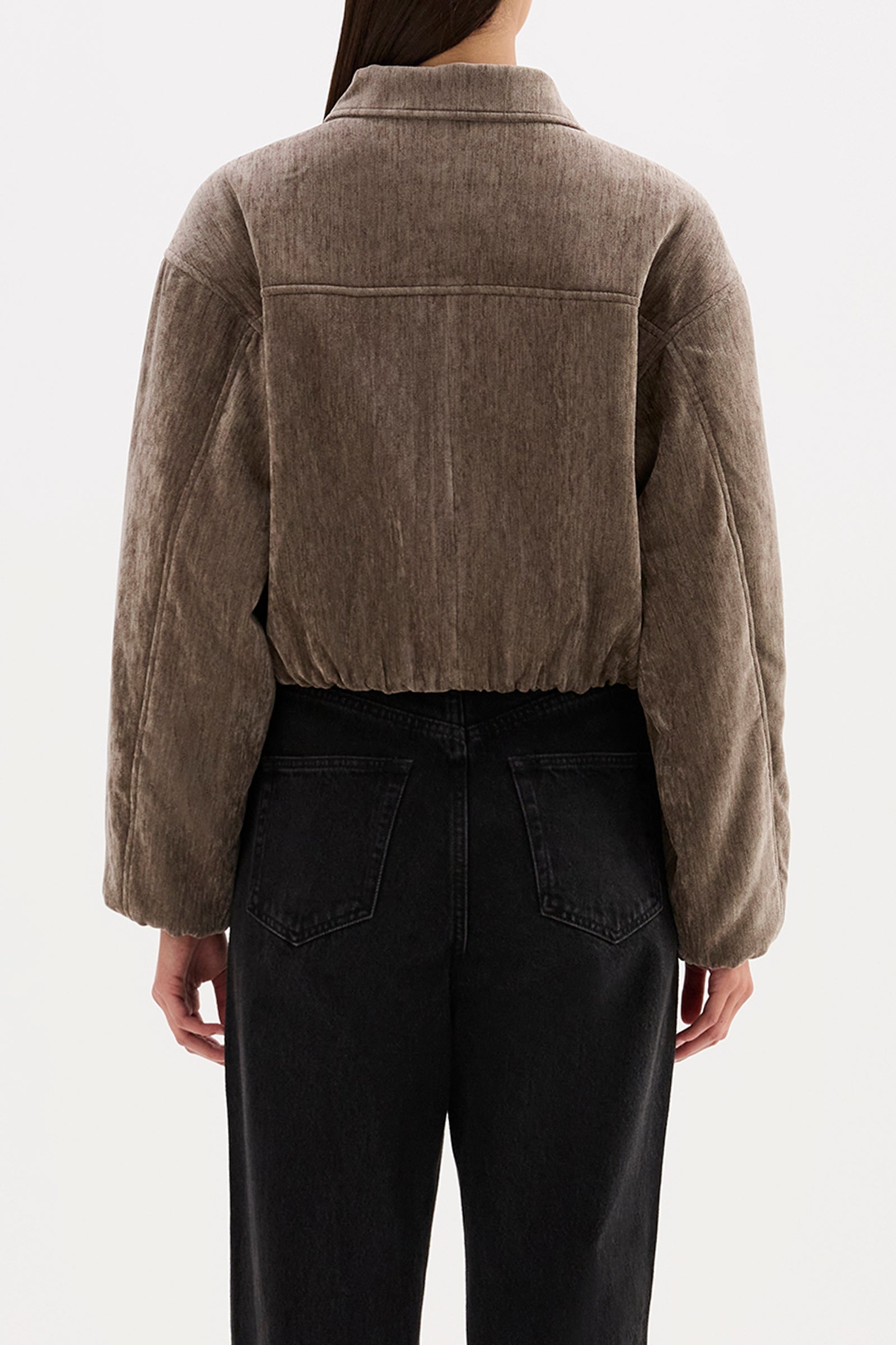 Sabina Bomber Driftwood 