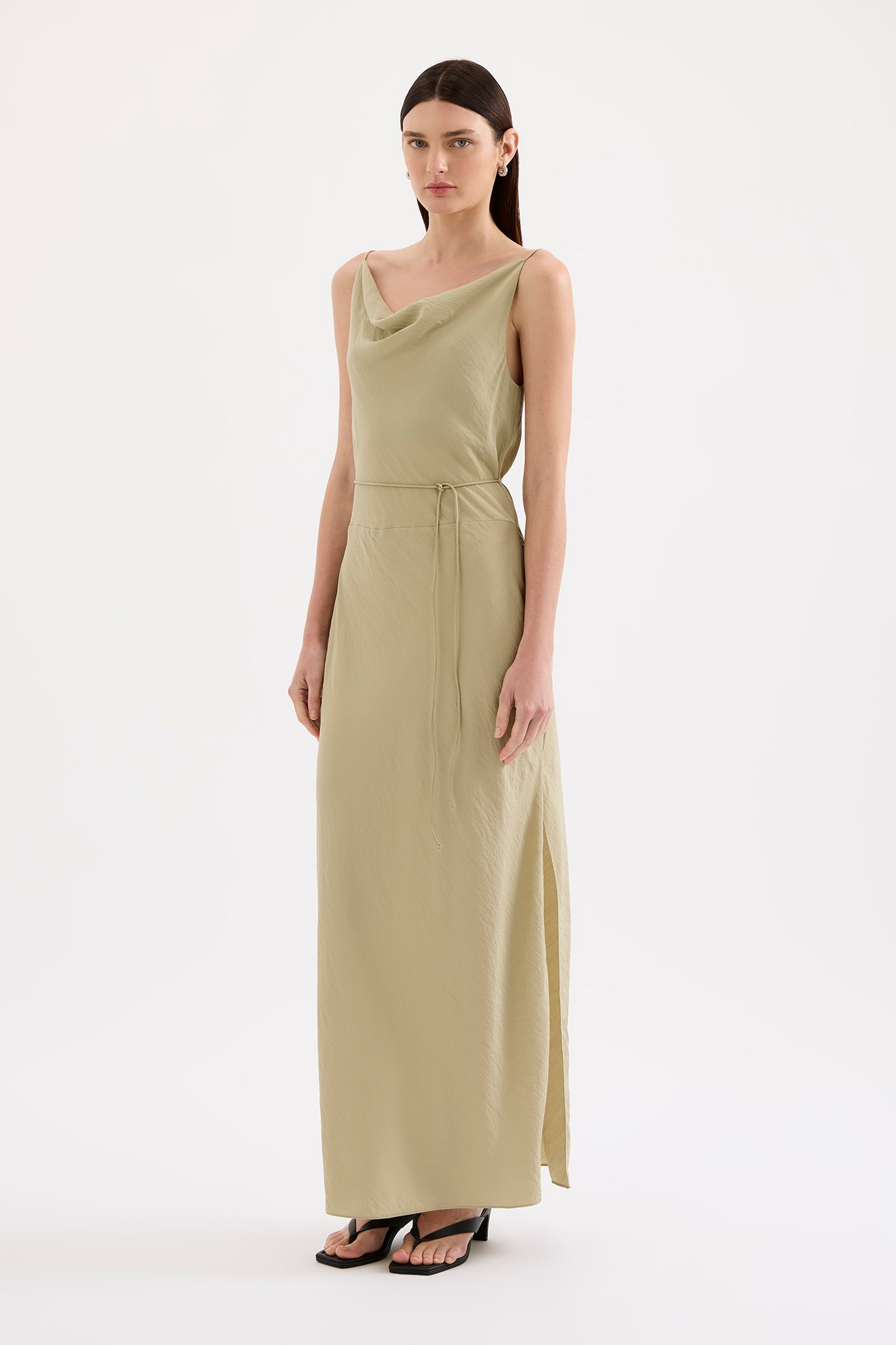 Elio Maxi Dress Olive 