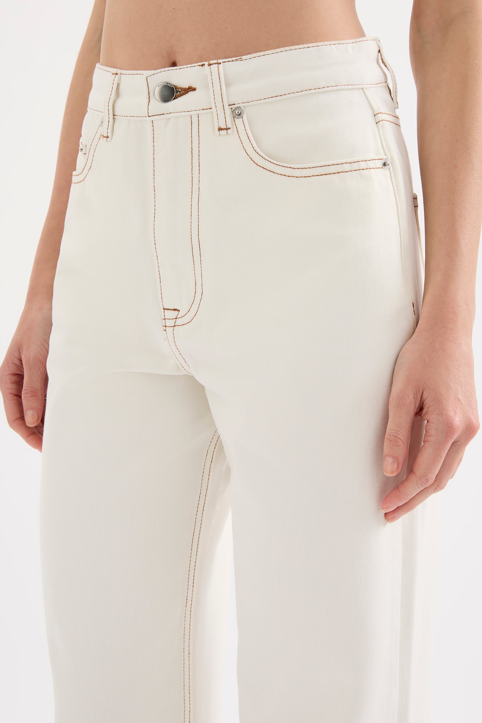Organic Relaxed Leg Jean Salt 