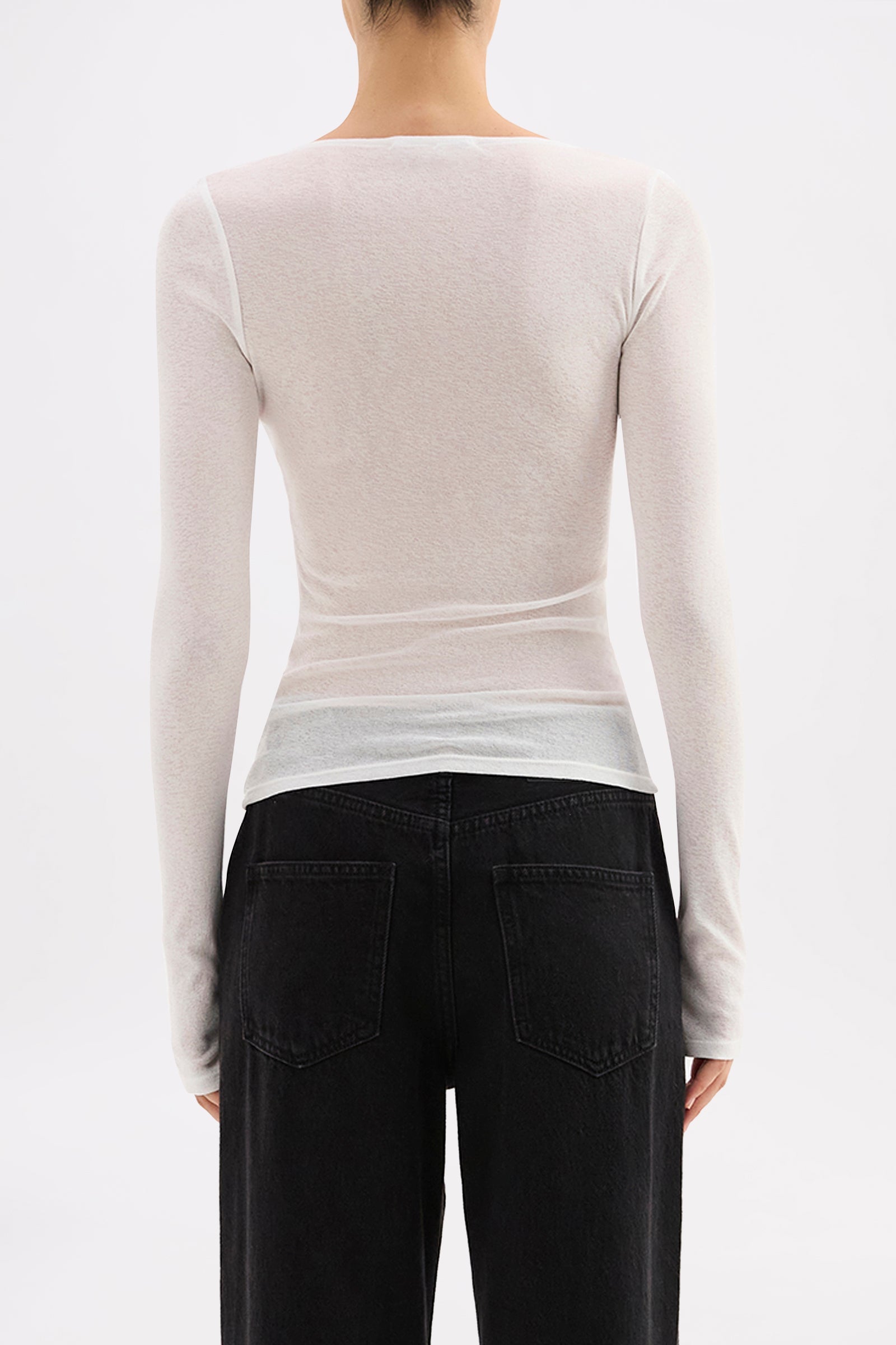 Gigi Mesh Top Salt 