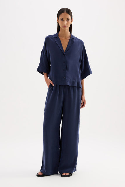 Rika Cupro Pant Midnight 