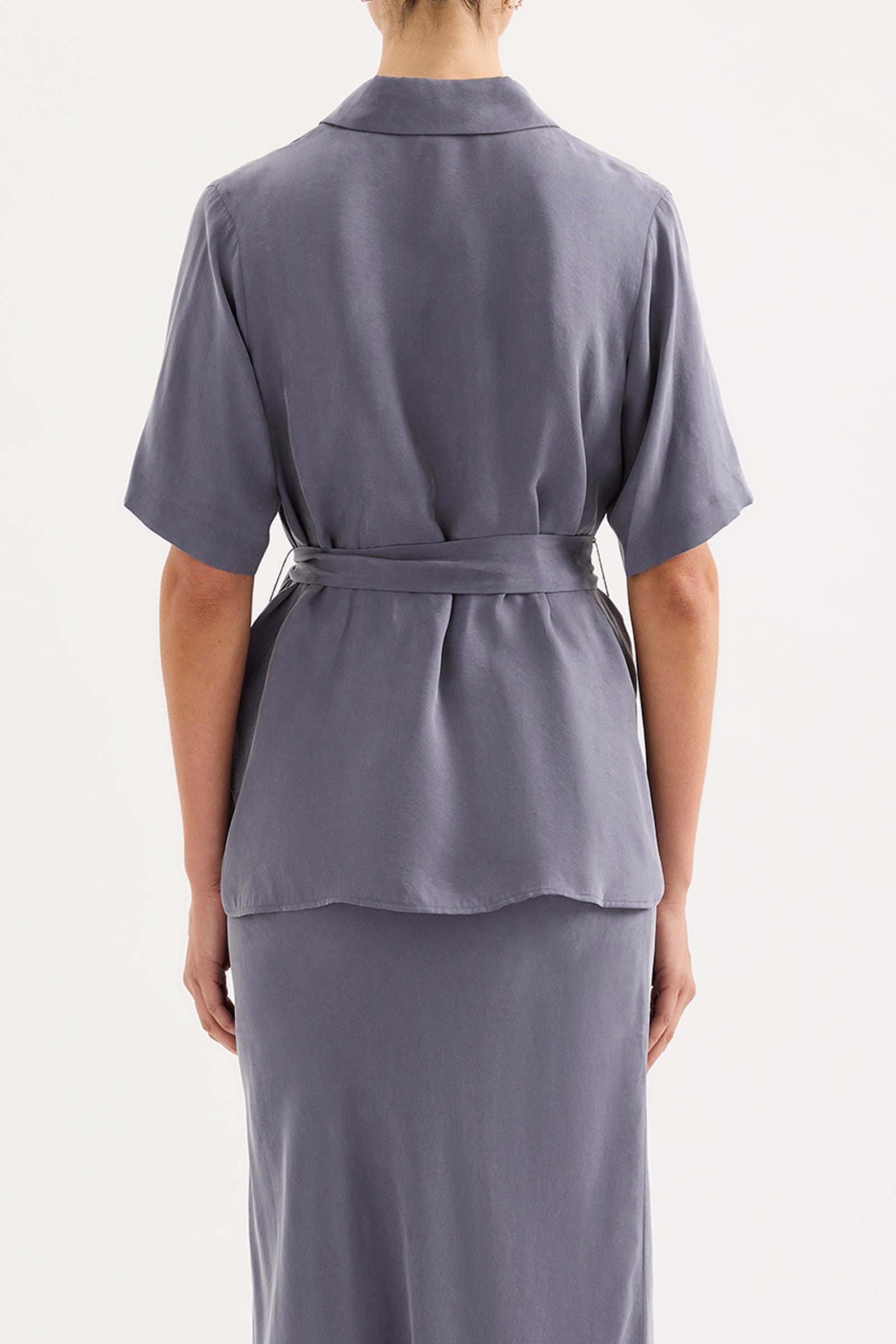 Devin Tencel Shirt Indigo 