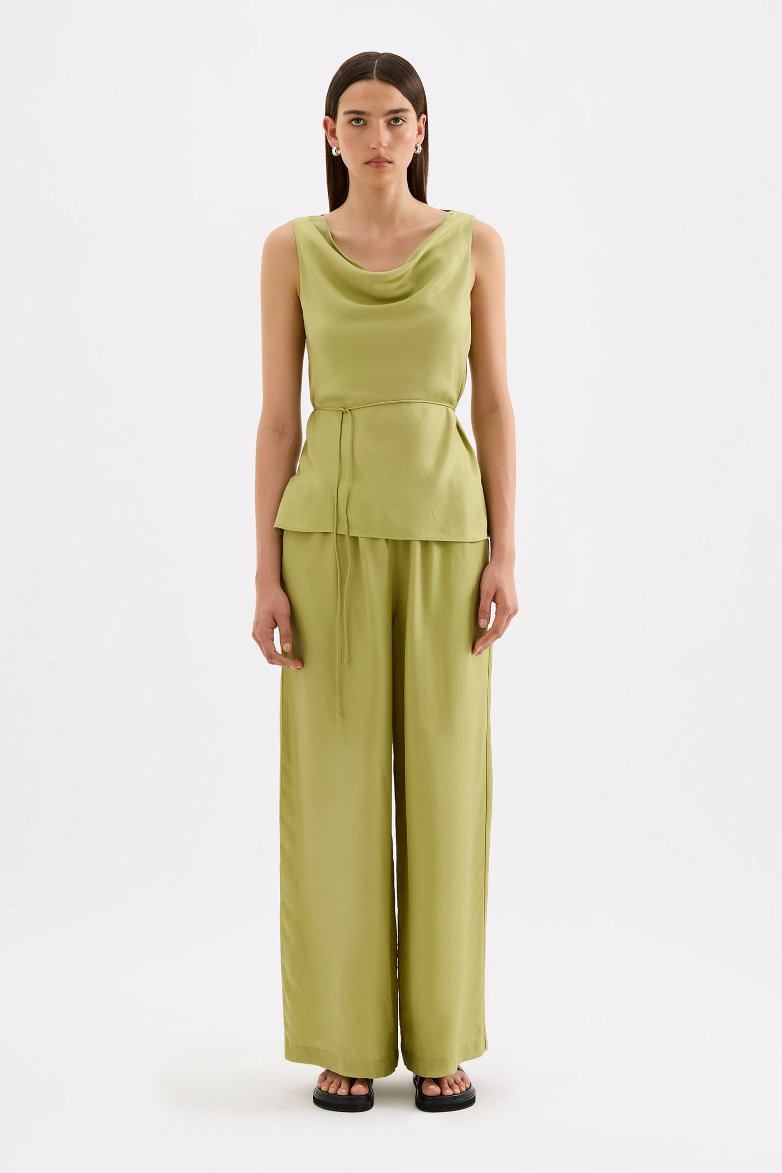 Tilly Tencel Top Wasabi 