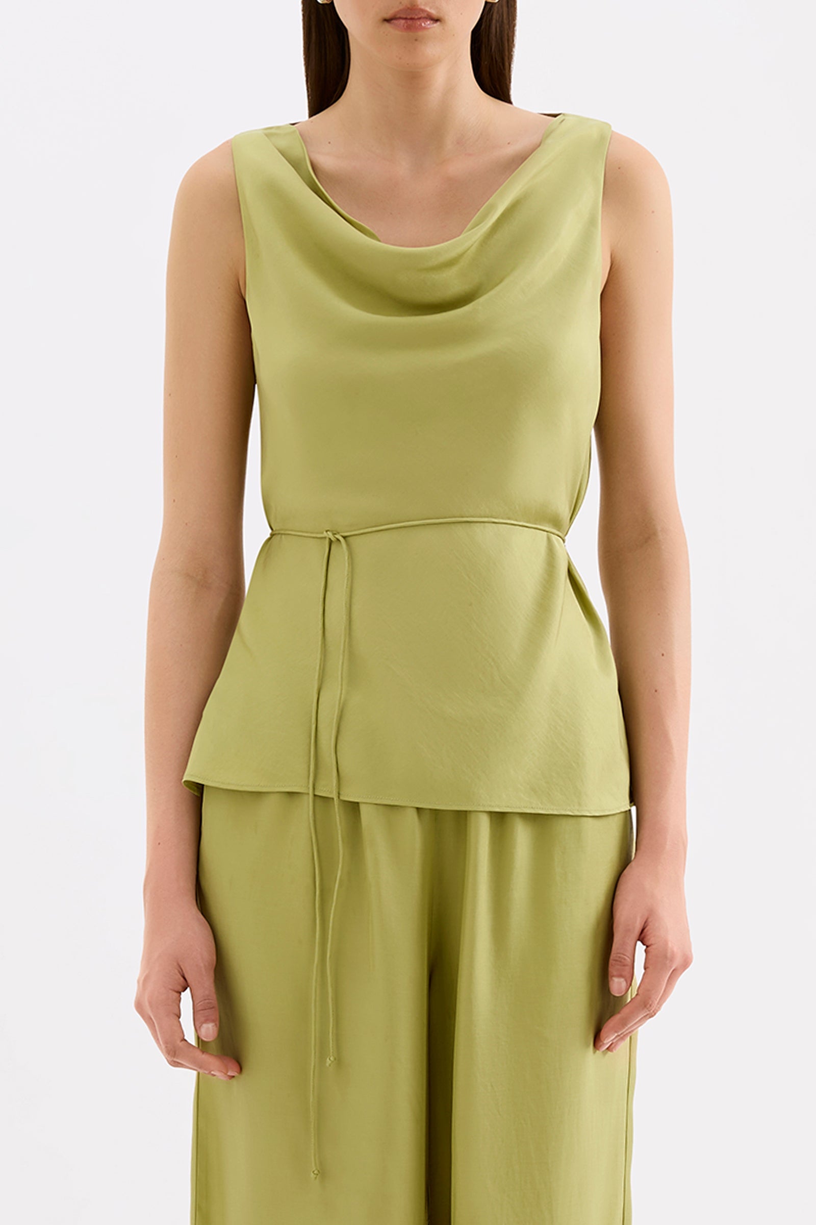 Tilly Tencel Top Wasabi 