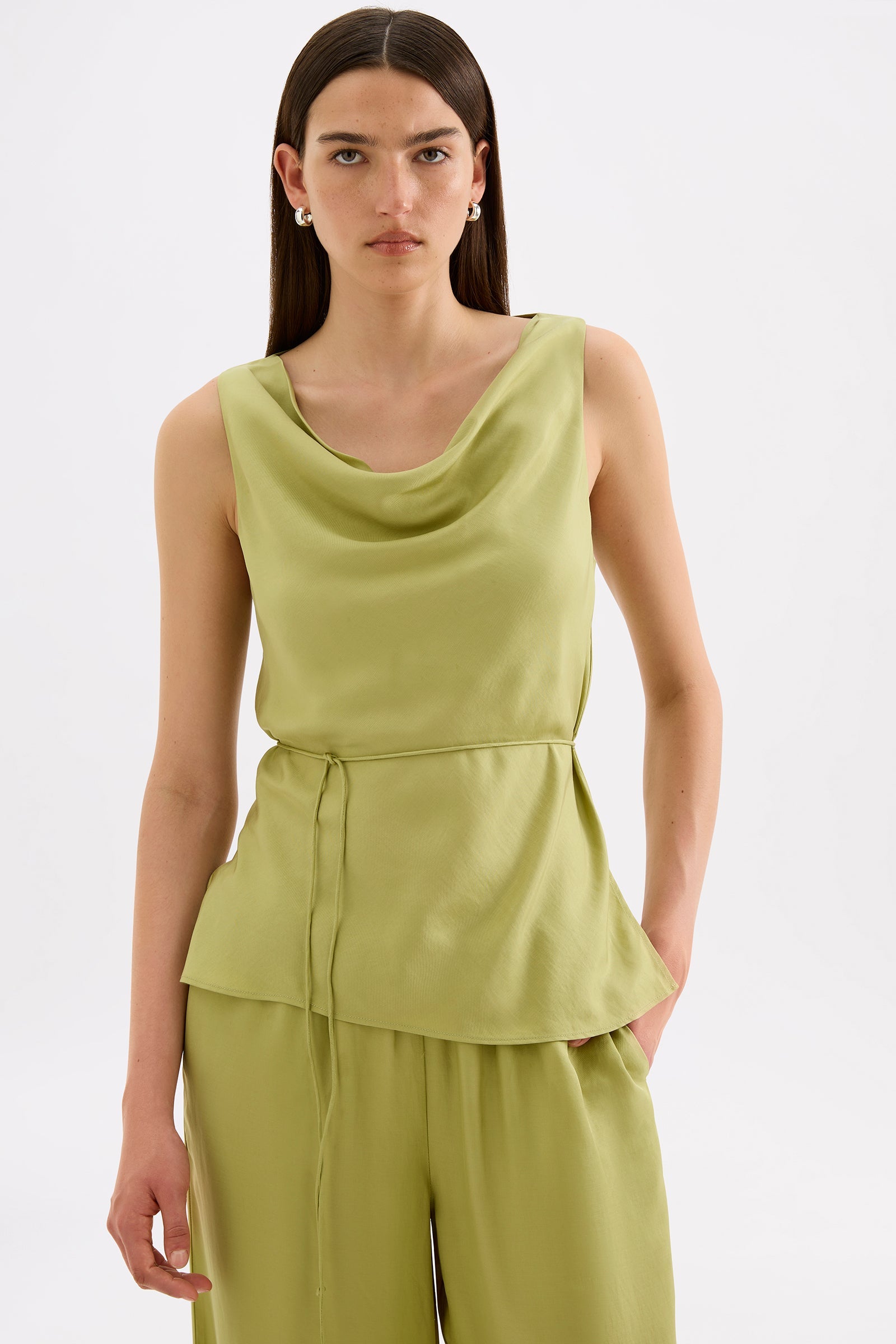 Tilly Tencel Top Wasabi 