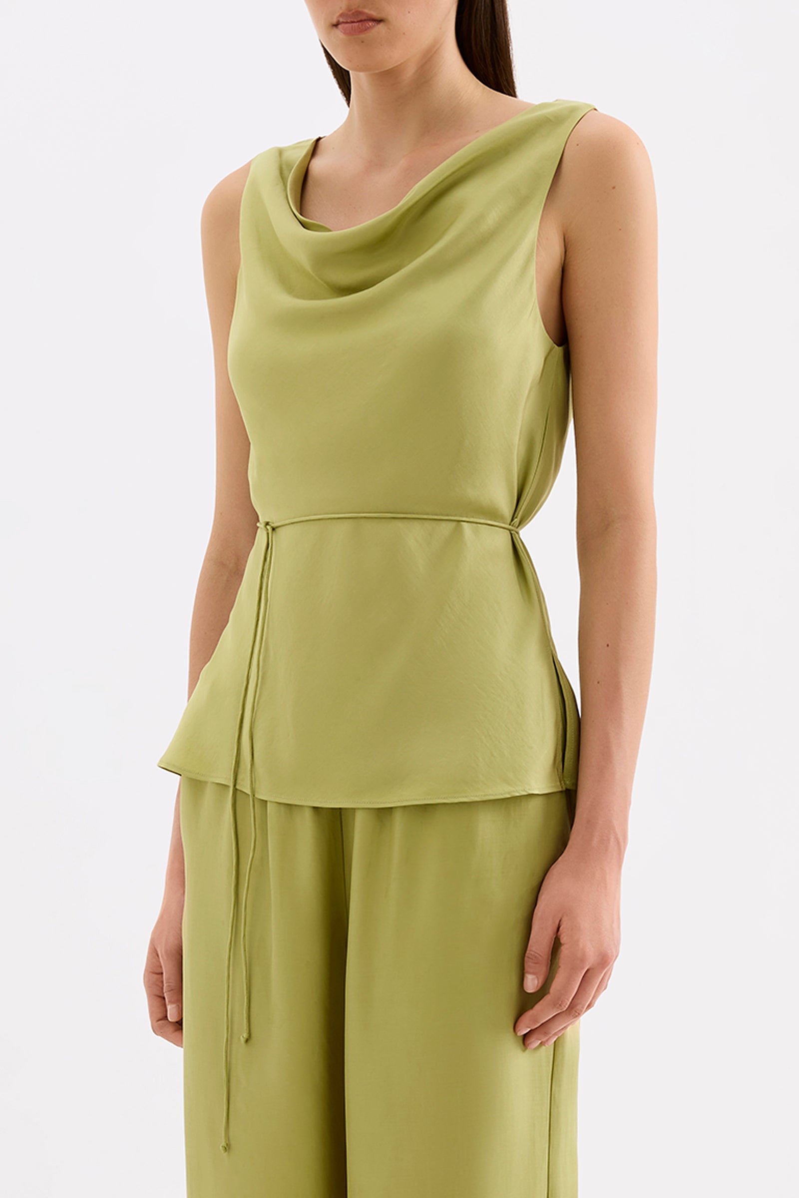Tilly Tencel Top Wasabi 