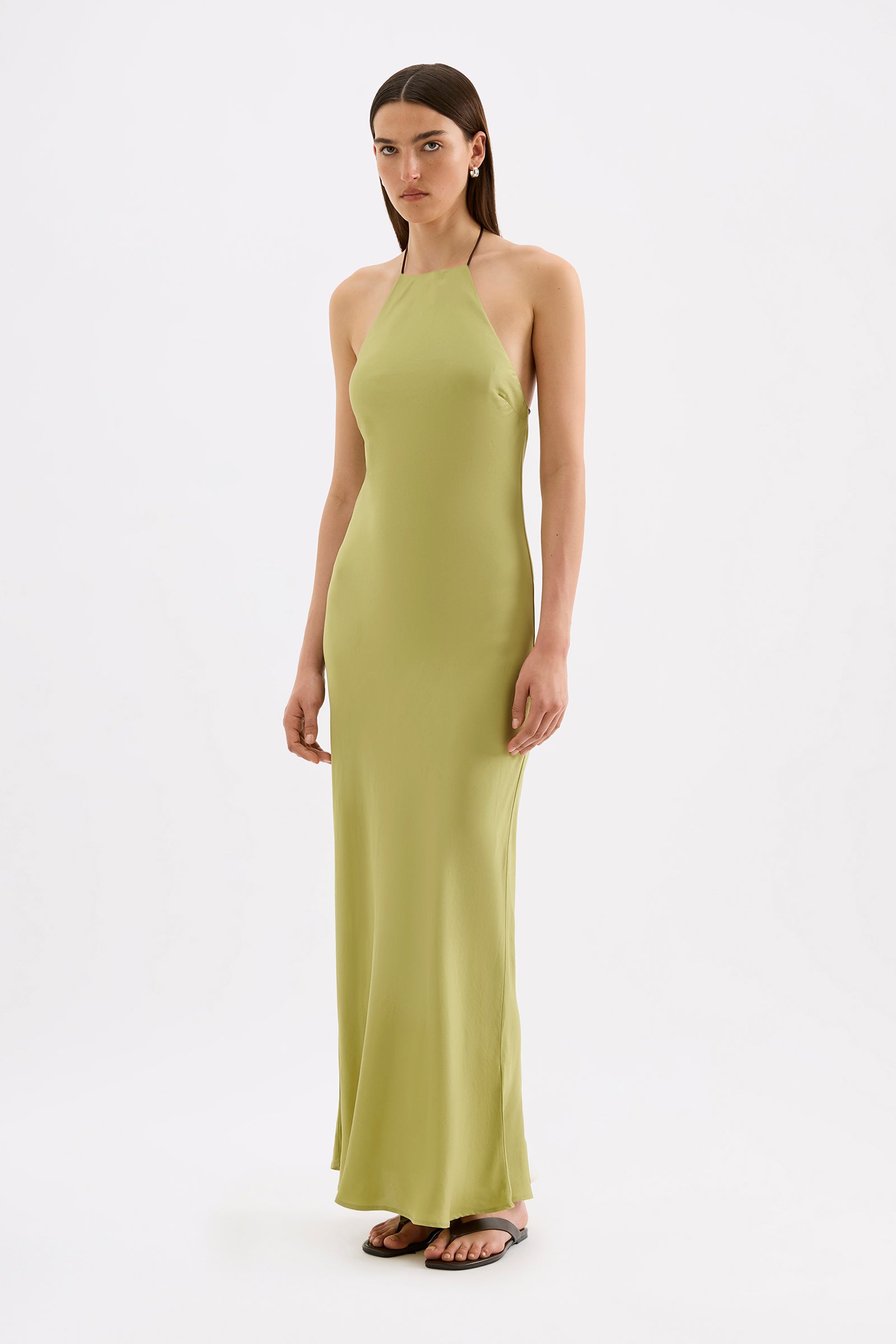 Tilly Tencel Maxi Dress Wasabi 
