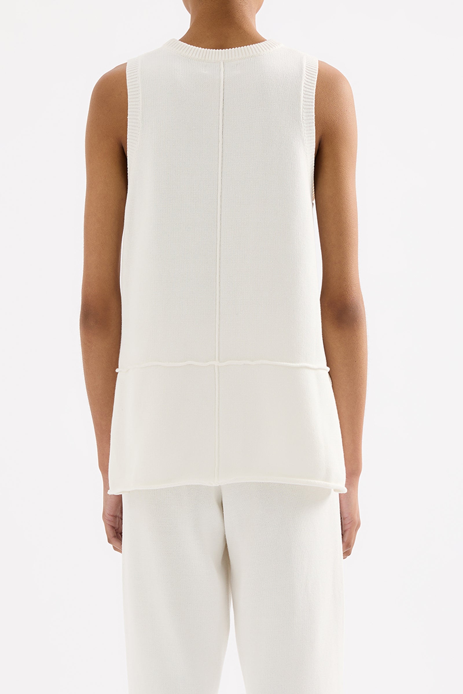Ana Knit Tank Salt 