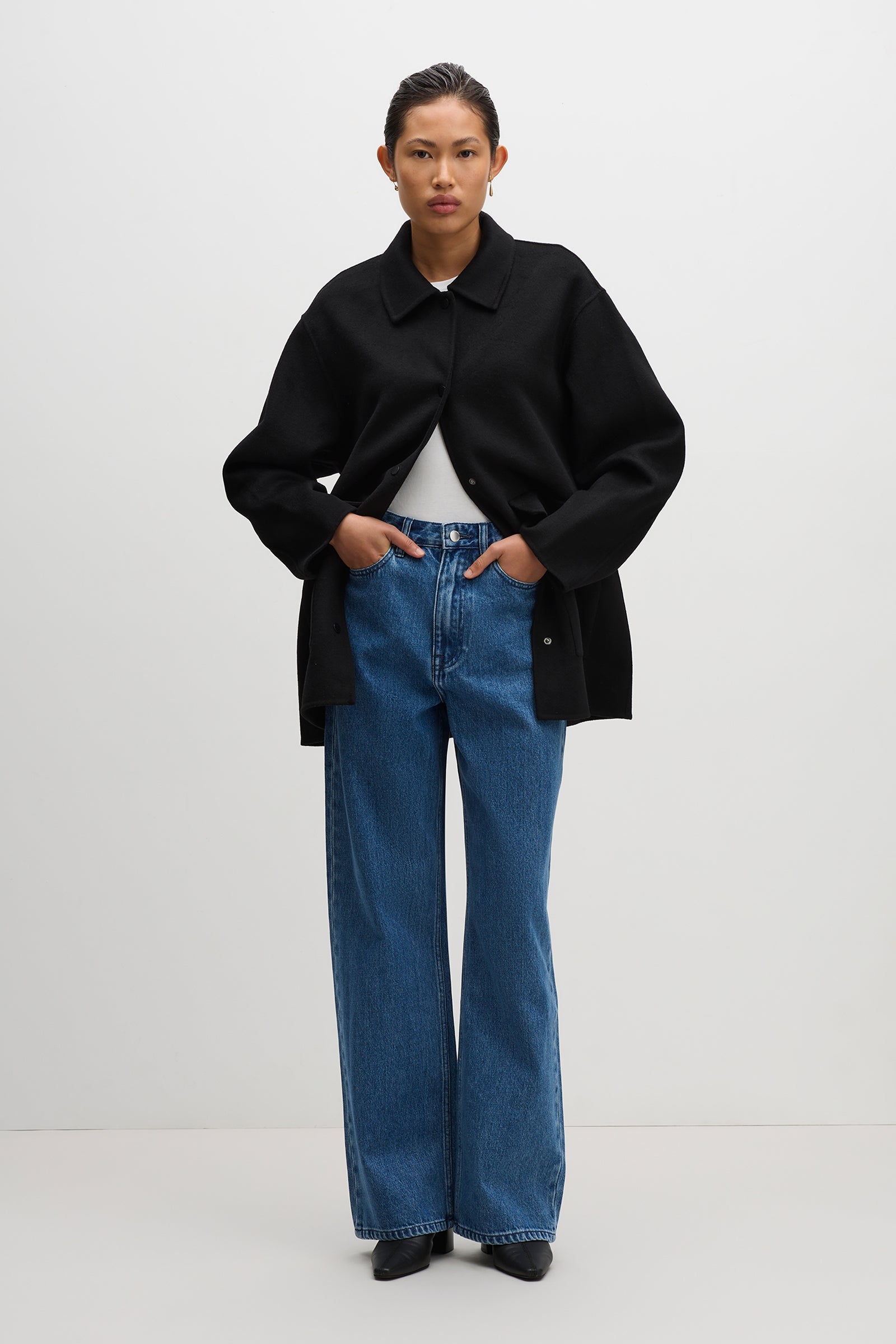 Levi Wool Coat Black 