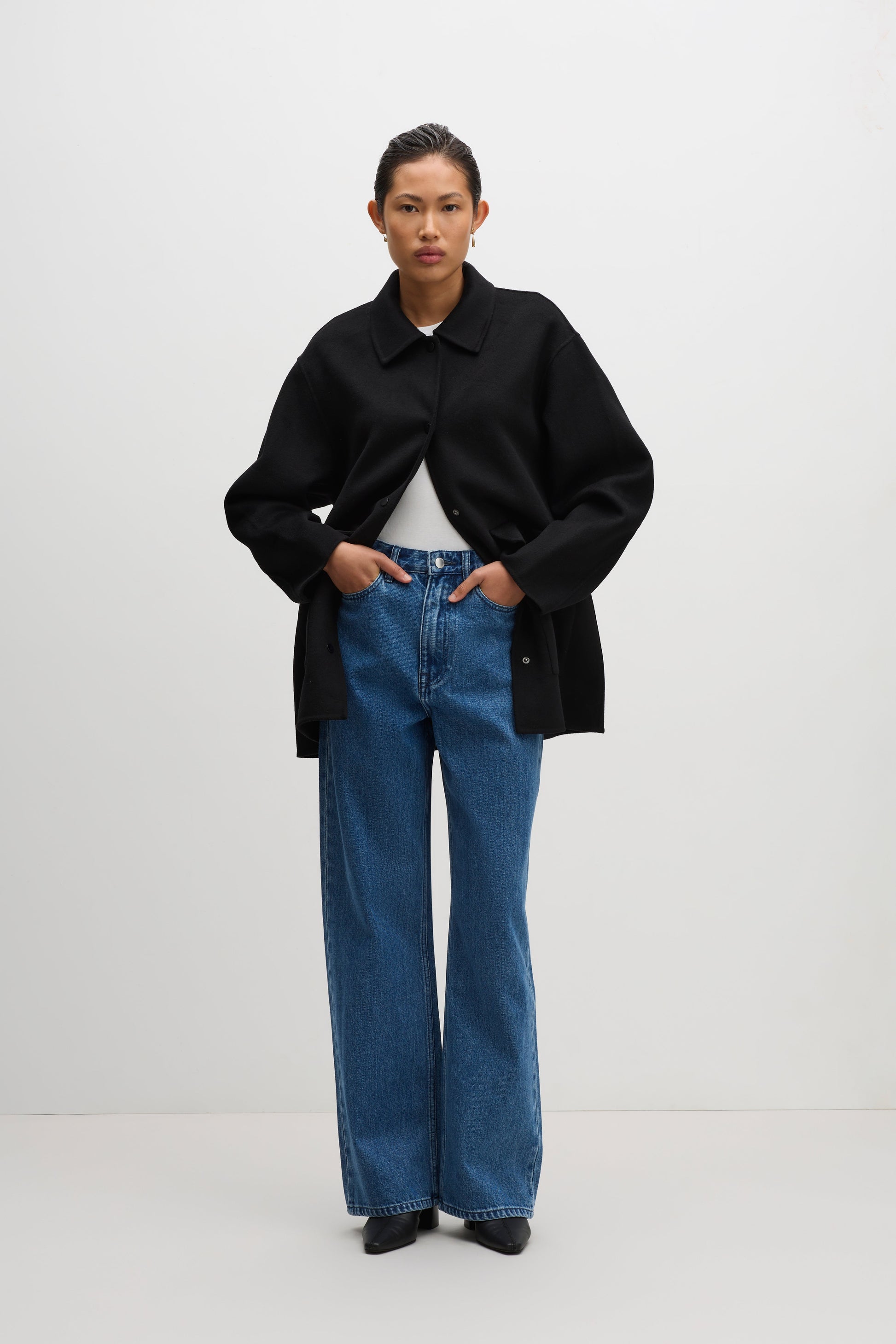 Levi Wool Coat Black 