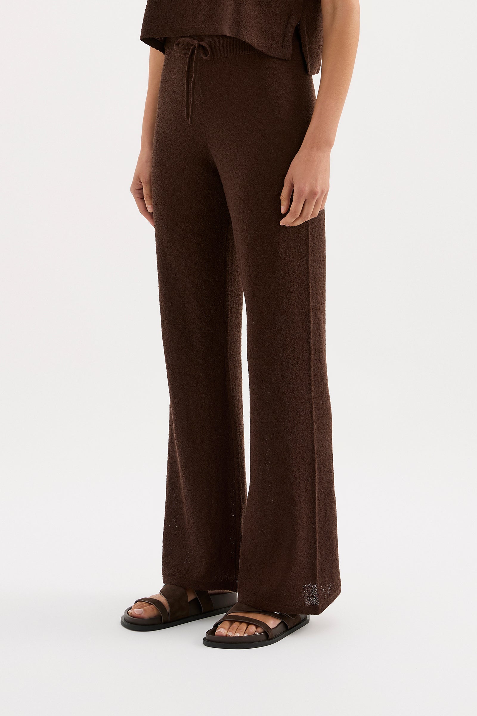 Zosia Knit Pant Chocolate 