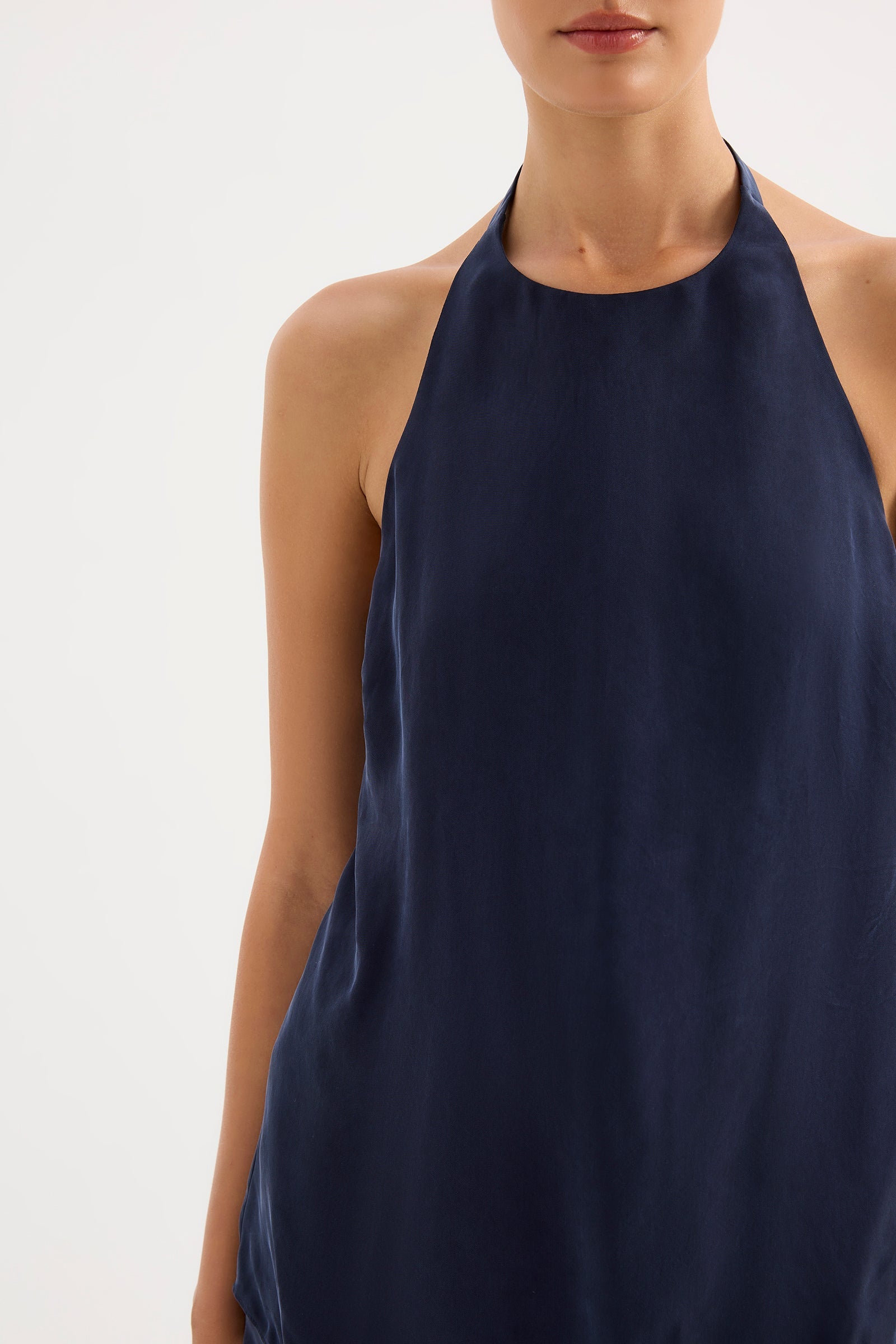 Linnea Cupro Top Ink 